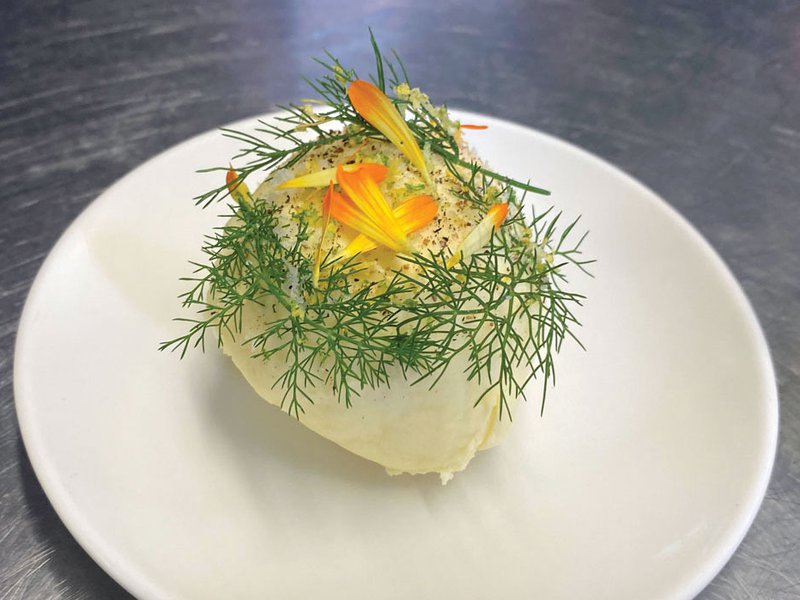The making of butter | We garnished the butter with fresh aromatics | The making of Livarot cubes | Cream-coated salmon skewers | Sage-infused cream | Fresh cheese quenelle