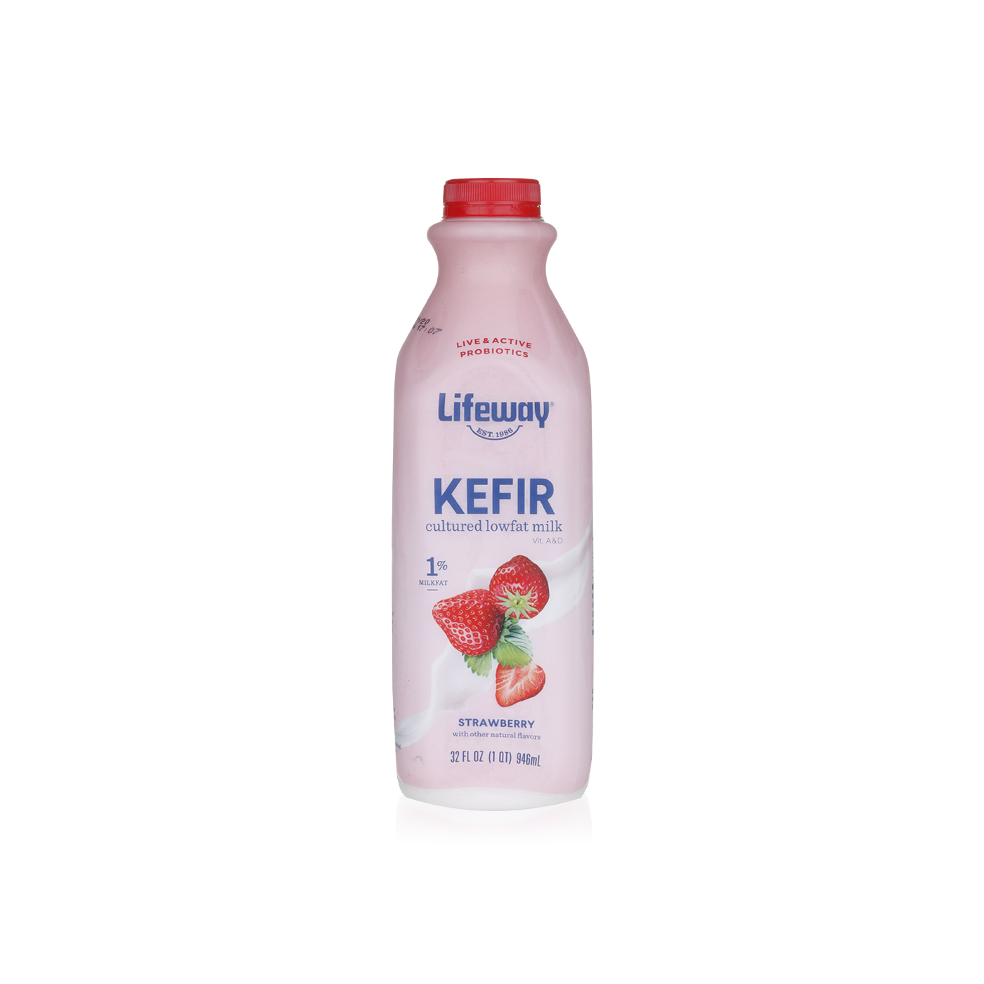 Lifeway 1 Per Cent Fat Strawberry Kefir 946ml