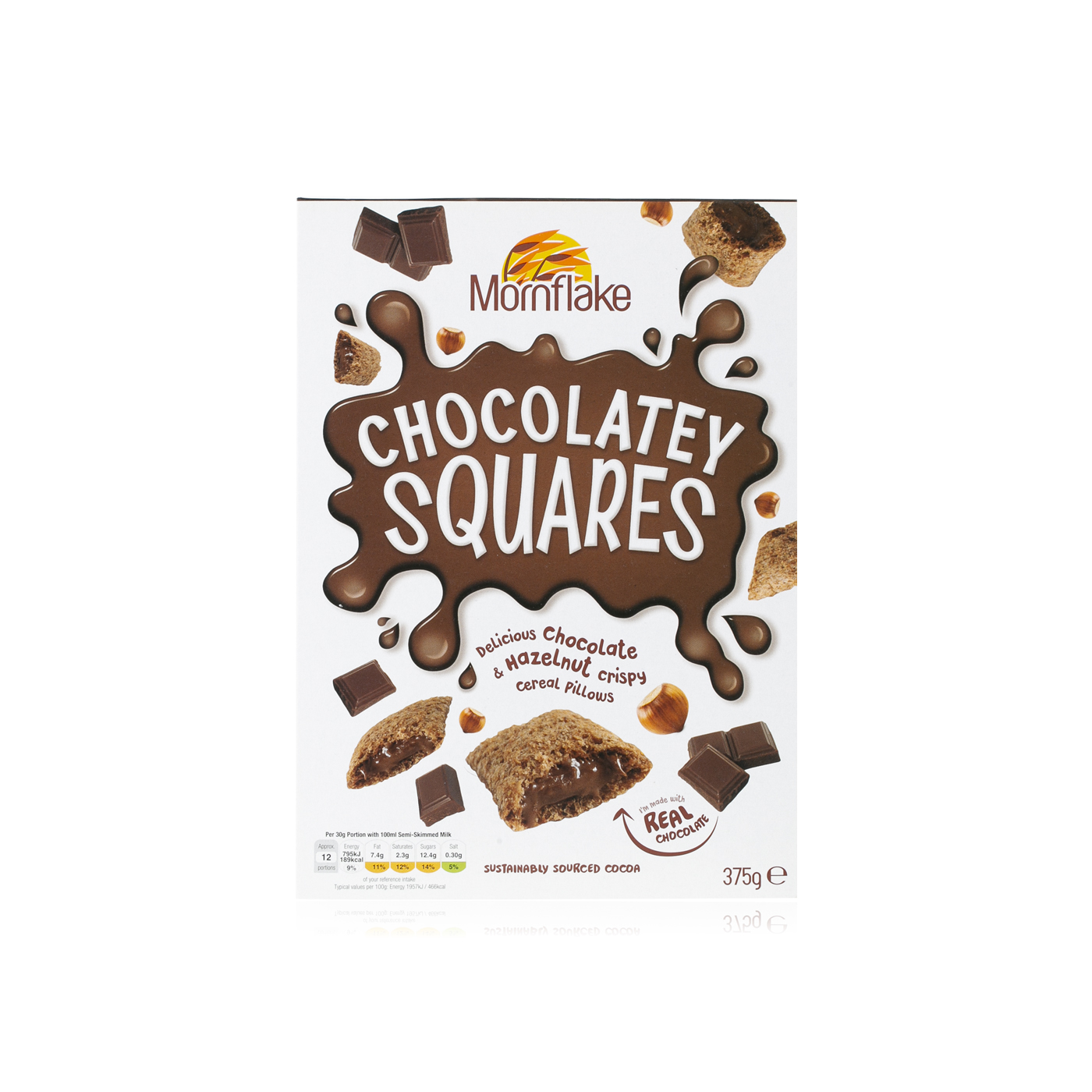 Mornflake Chocolatey Squares 375g