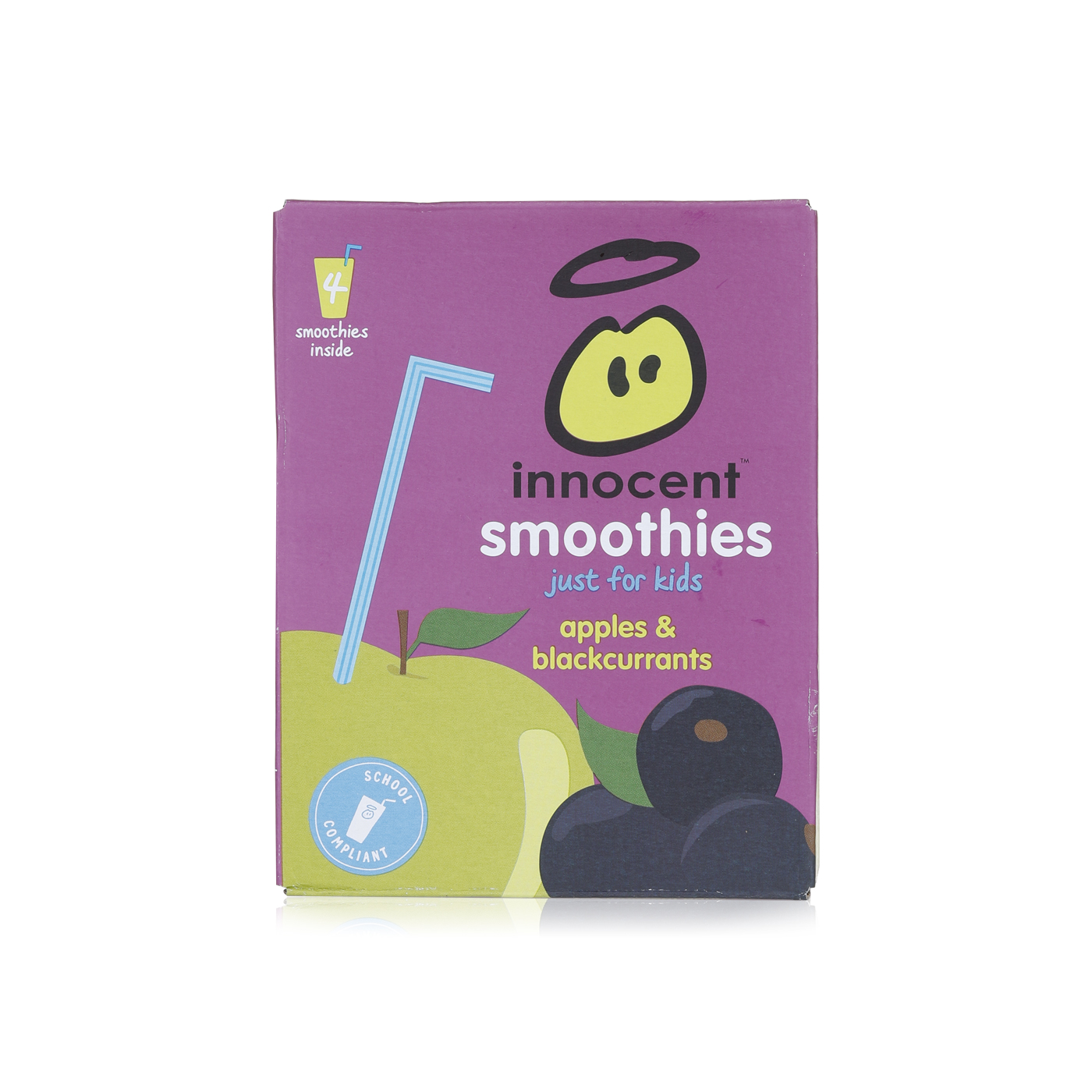 Innocent Apple & Blackcurrant Smoothie 150ml x 4
