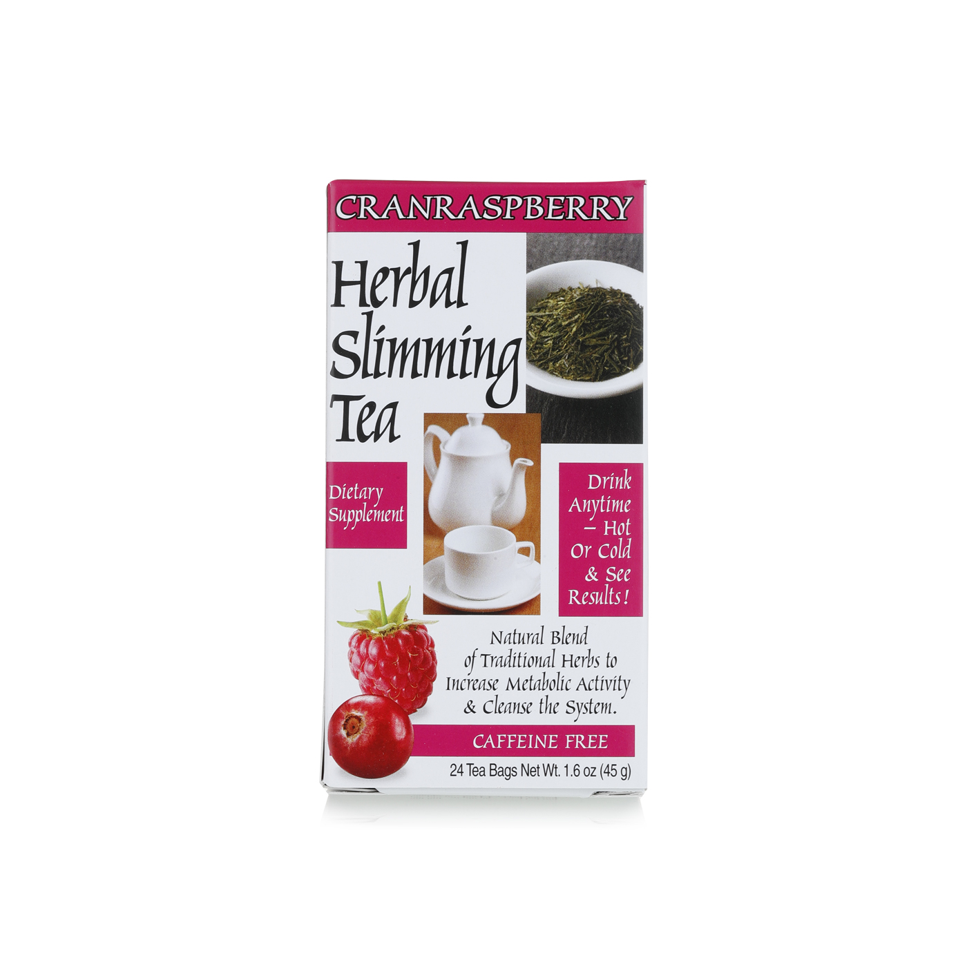 21st Century Slimming Tea Cranraspberry Tea x 24