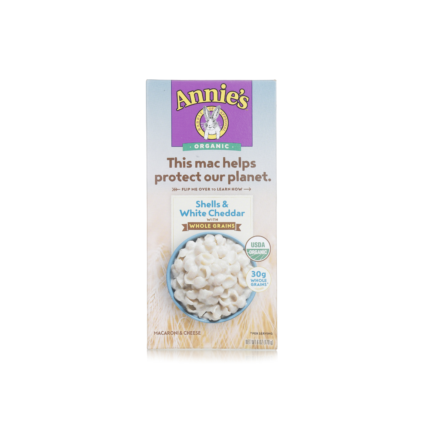 Annie's Homegrown Organic Shells & White Cheddar 170g