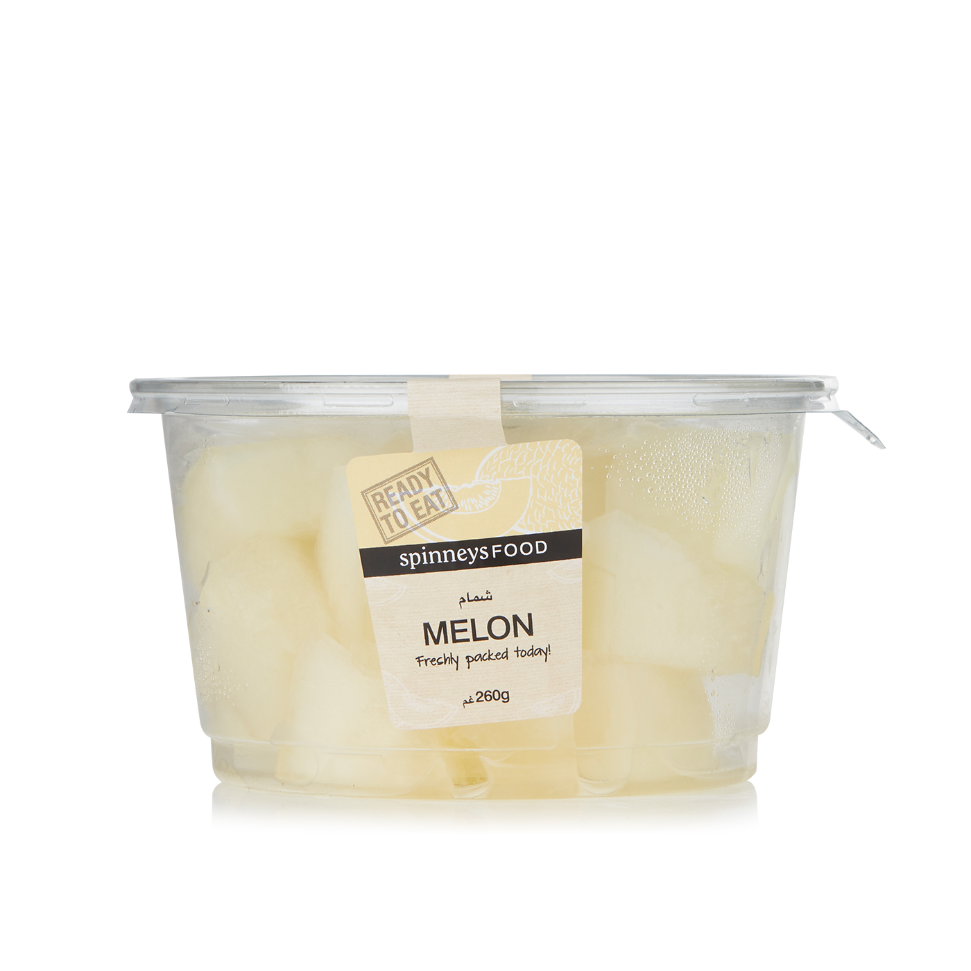 Spinneysfood Fresh Yellow Melon Cut Pots