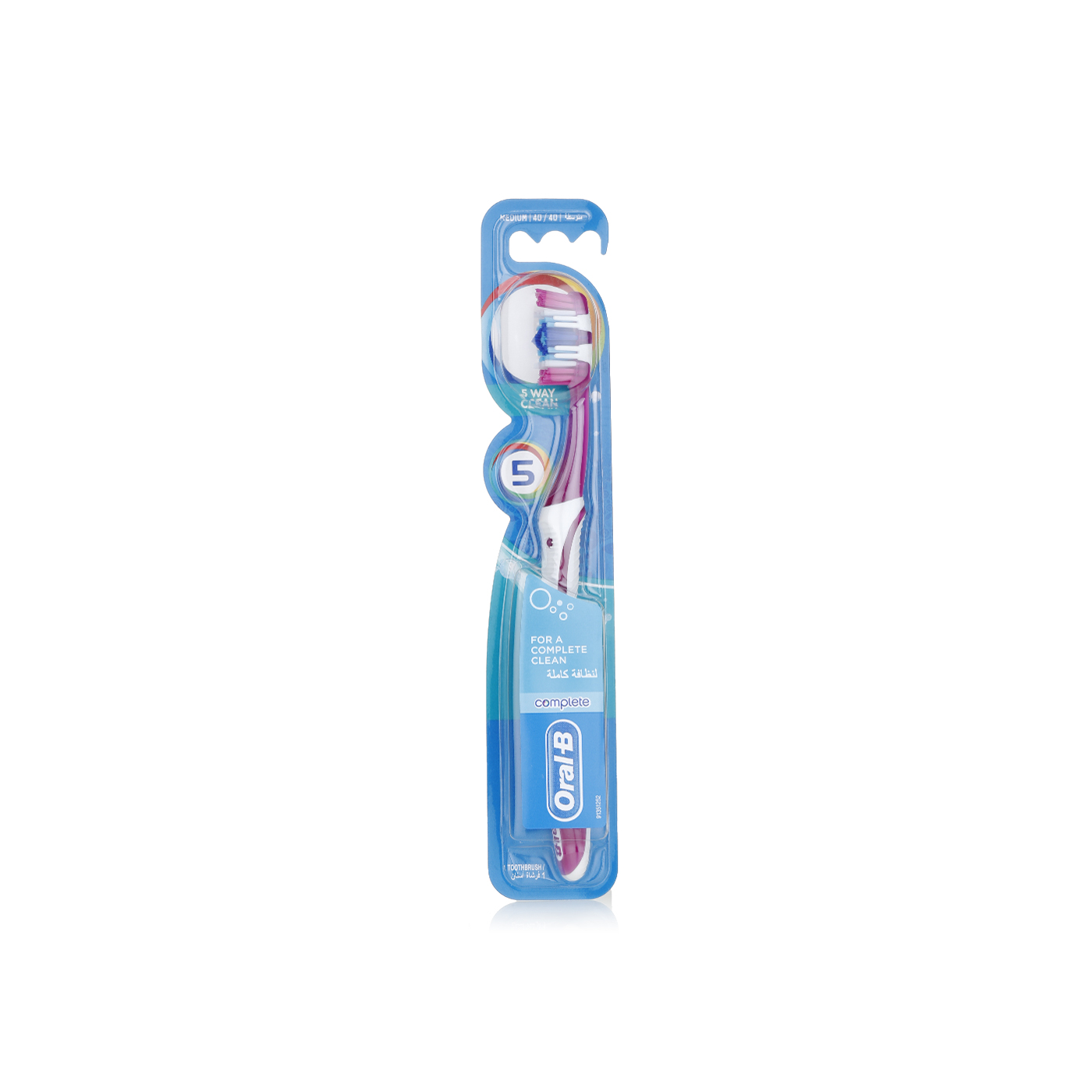 Oral-B Complete 5 Way Clean Medium Manual Toothbrush - Spinneys UAE