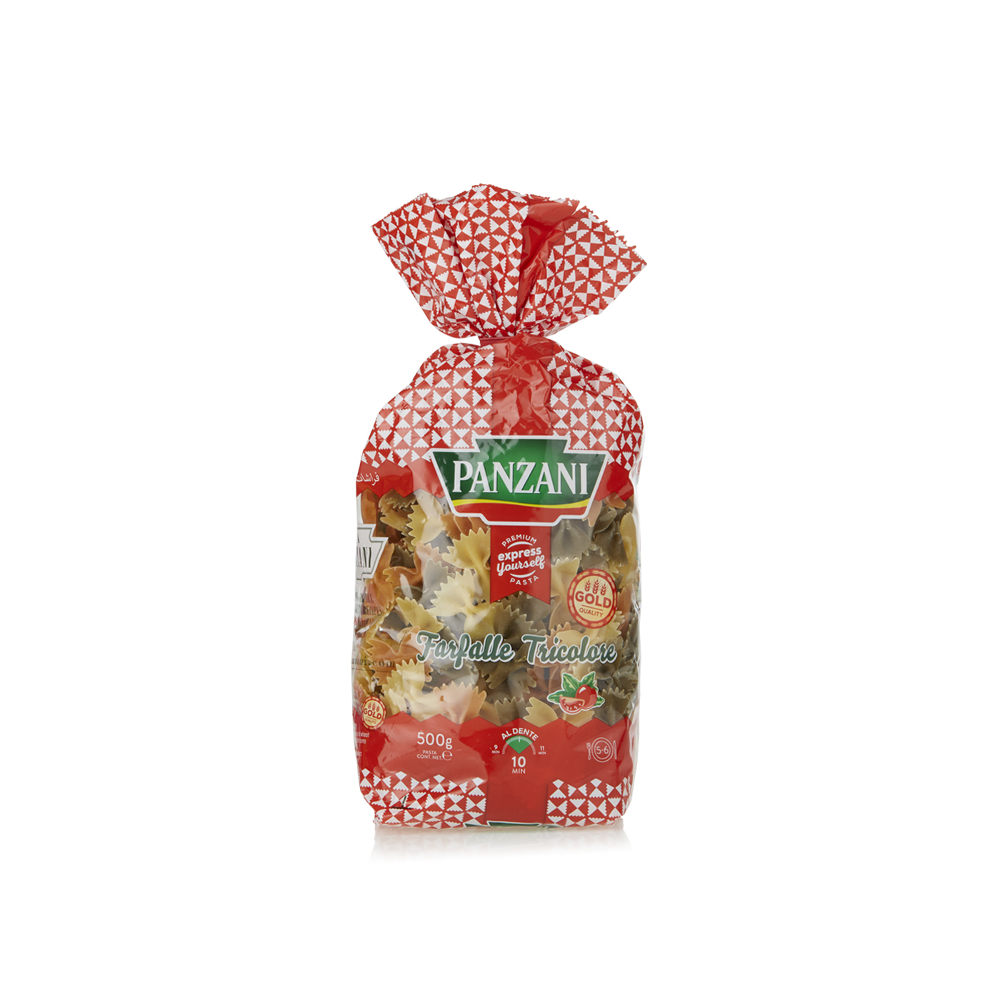Panzani Tri Colour Farfalle 500g