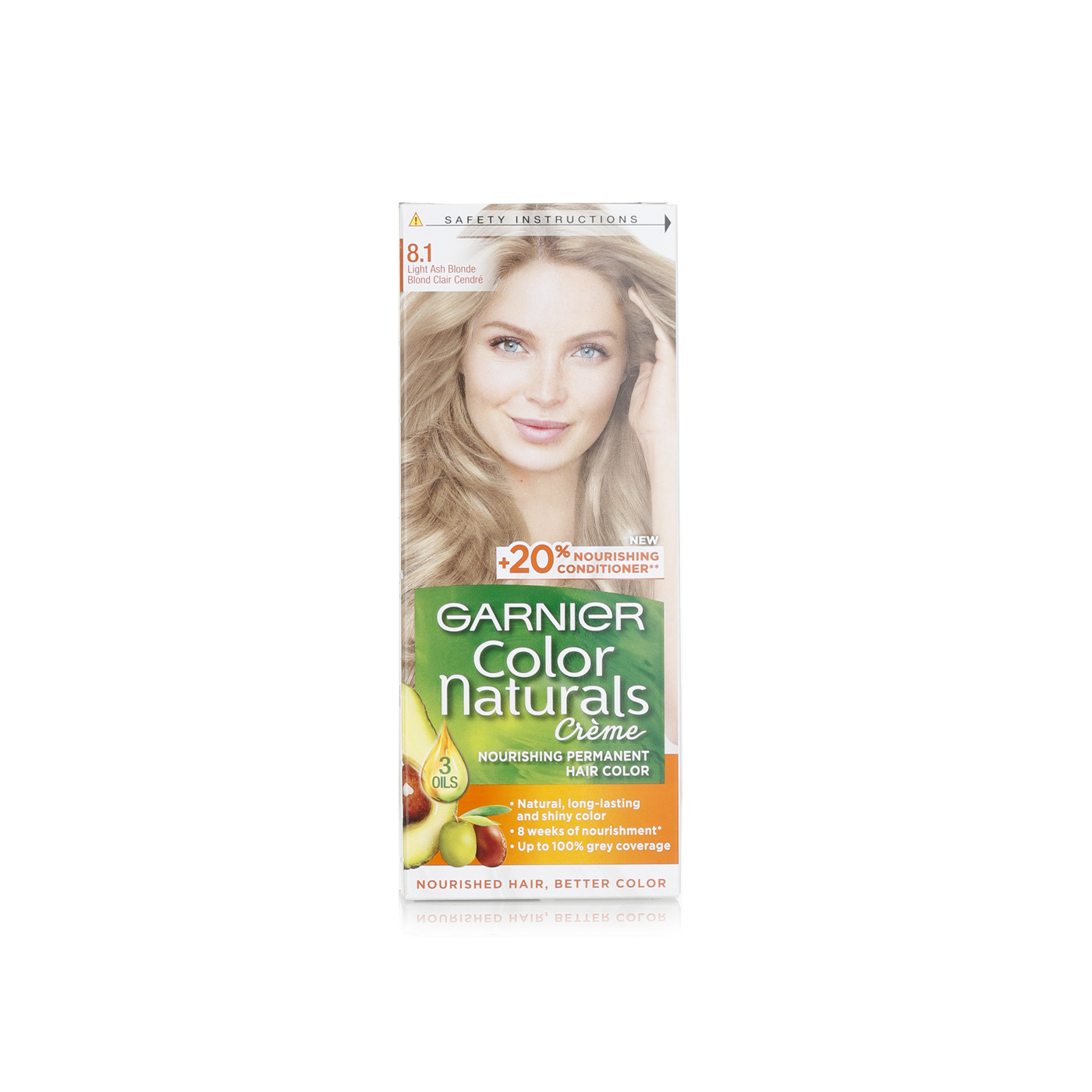 Garnier Color Naturals Hair Colour 8.1 Light Ash Blonde