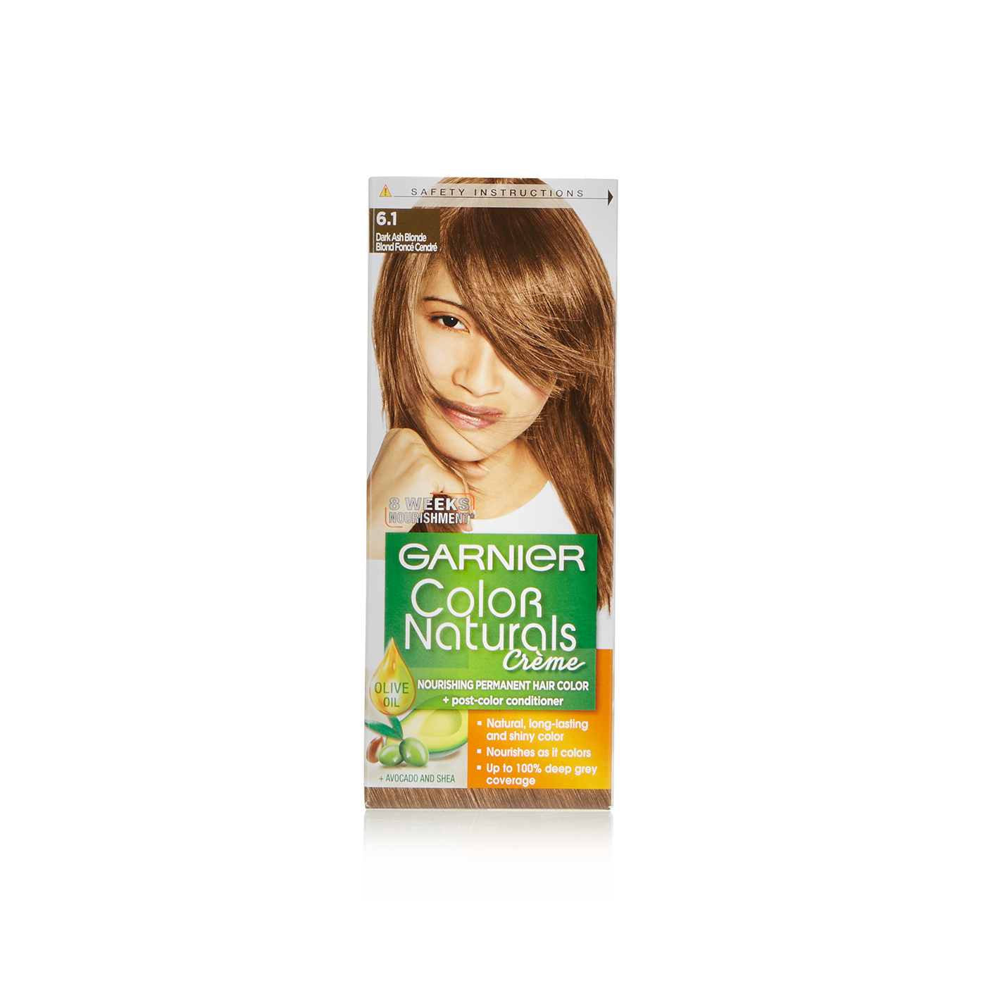 Garnier Color Naturals Hair Colour 6.1 Dark Ash Blonde