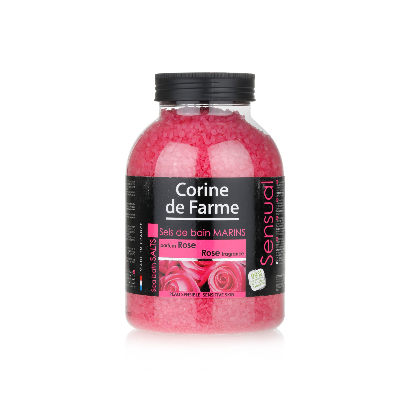 Corine De Farme Rose Bath Sea Salts 1.3kg