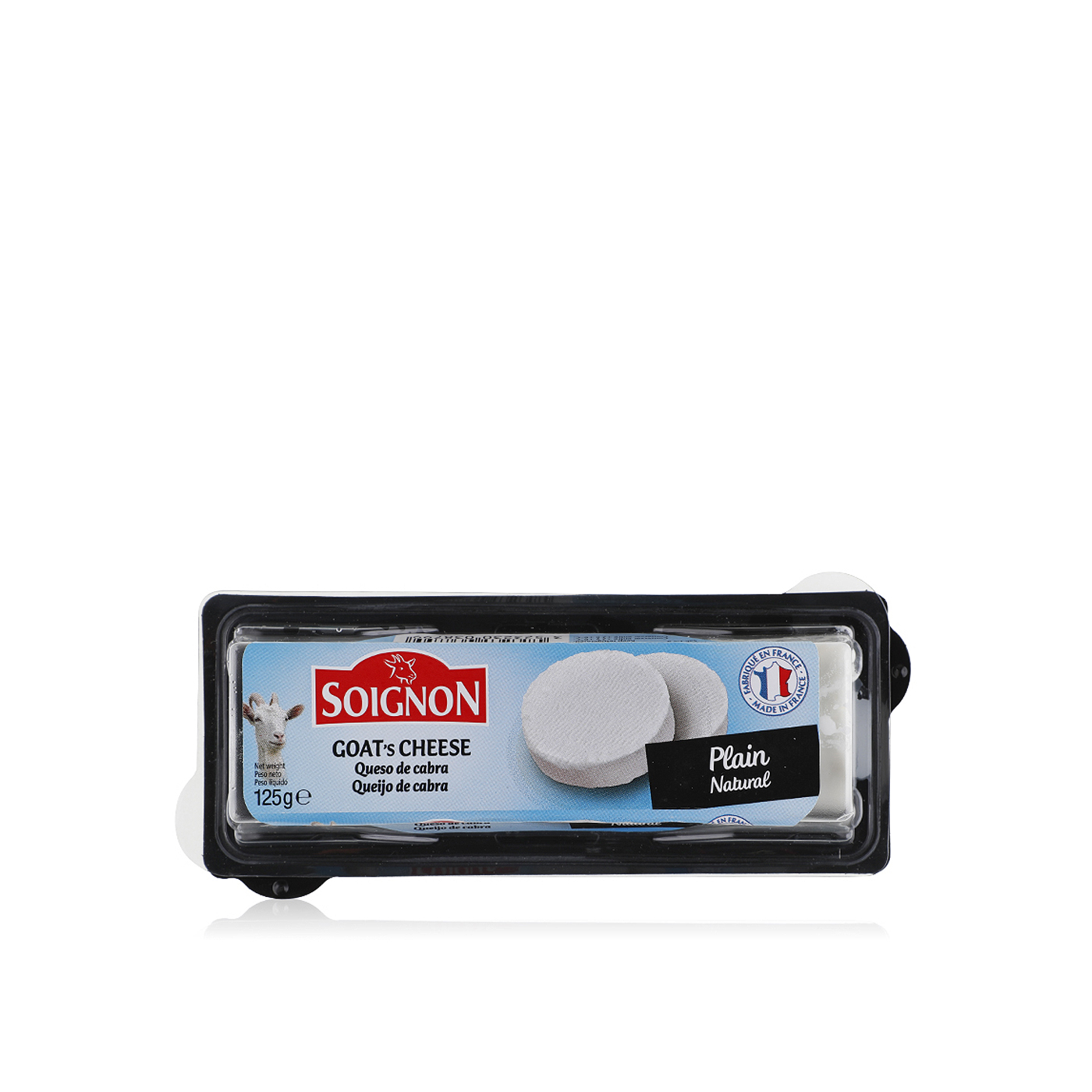 Soignon Plain Goat Cheese Log 125g