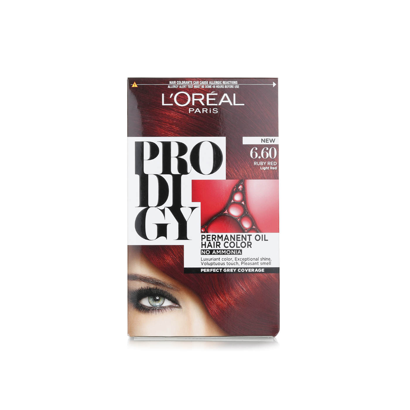 L'oréal Prodigy Oil Hair Dye 6.6 Ruby Red