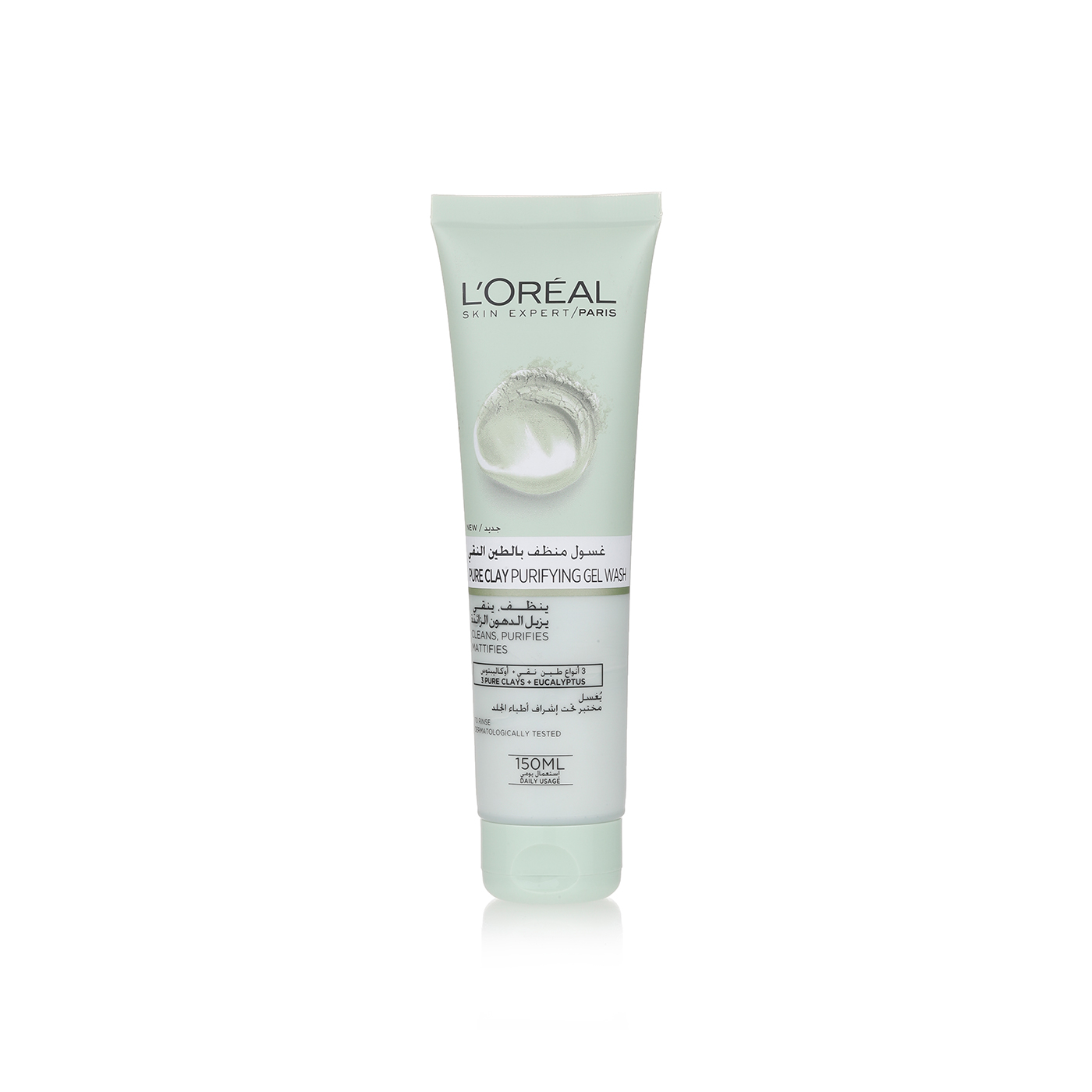 L'oreal Paris Pure Clay Green Face Cleanser with Eucalyptus 150ml