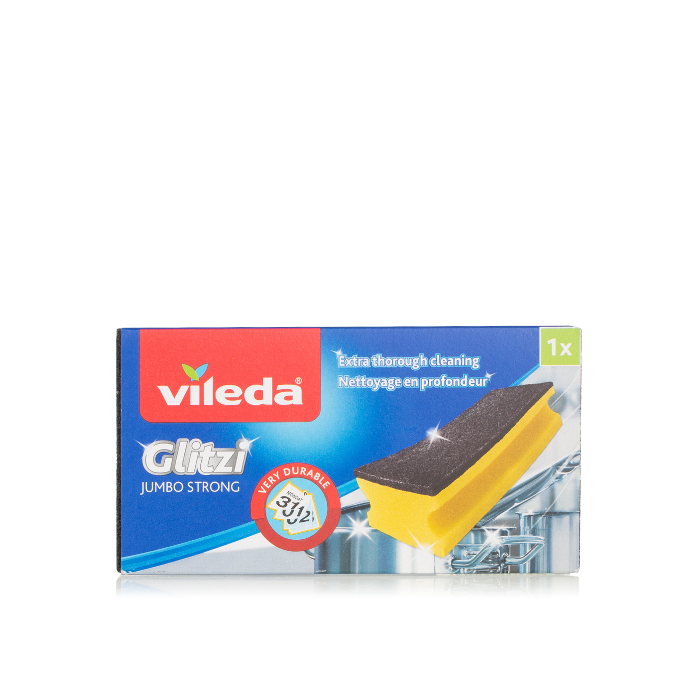 Vileda Glitzi jumbo scouring sponge Spinneys UAE