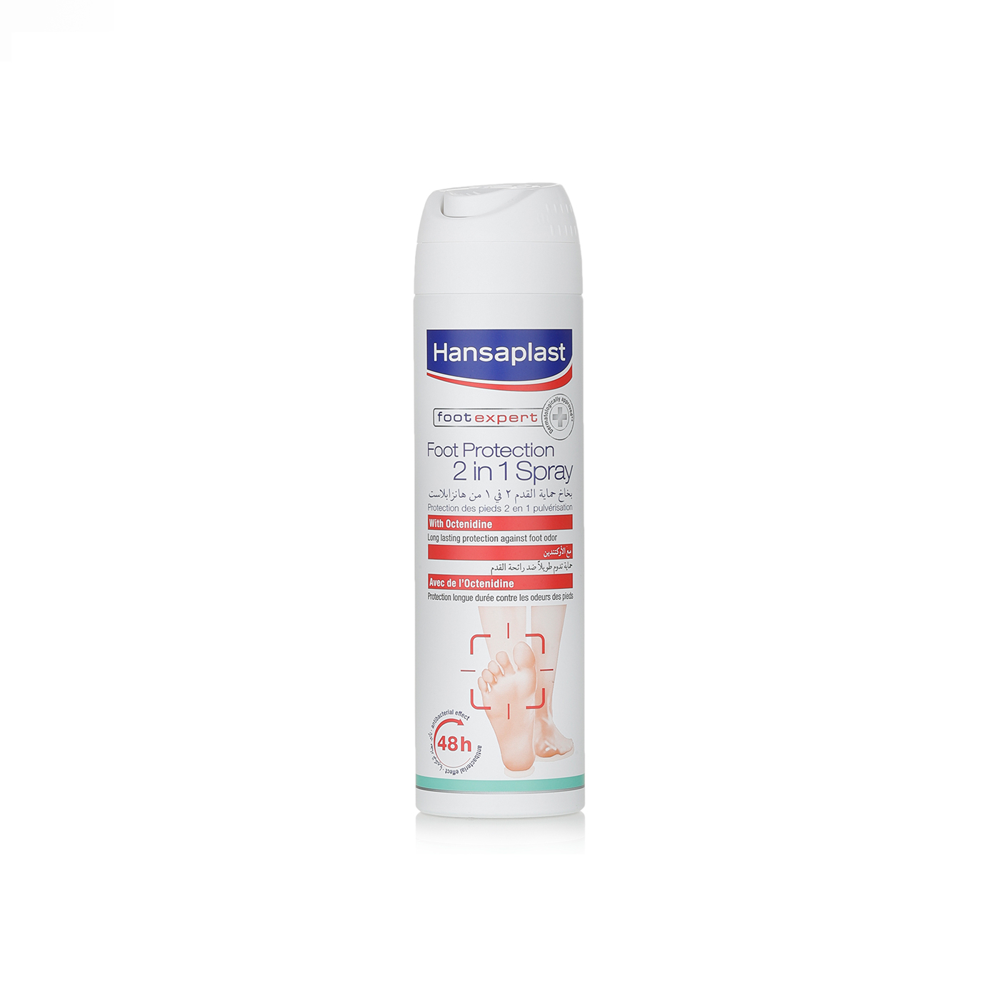 Hansaplast foot protection 2 in 1 deodorant spray 150ml Spinneys UAE
