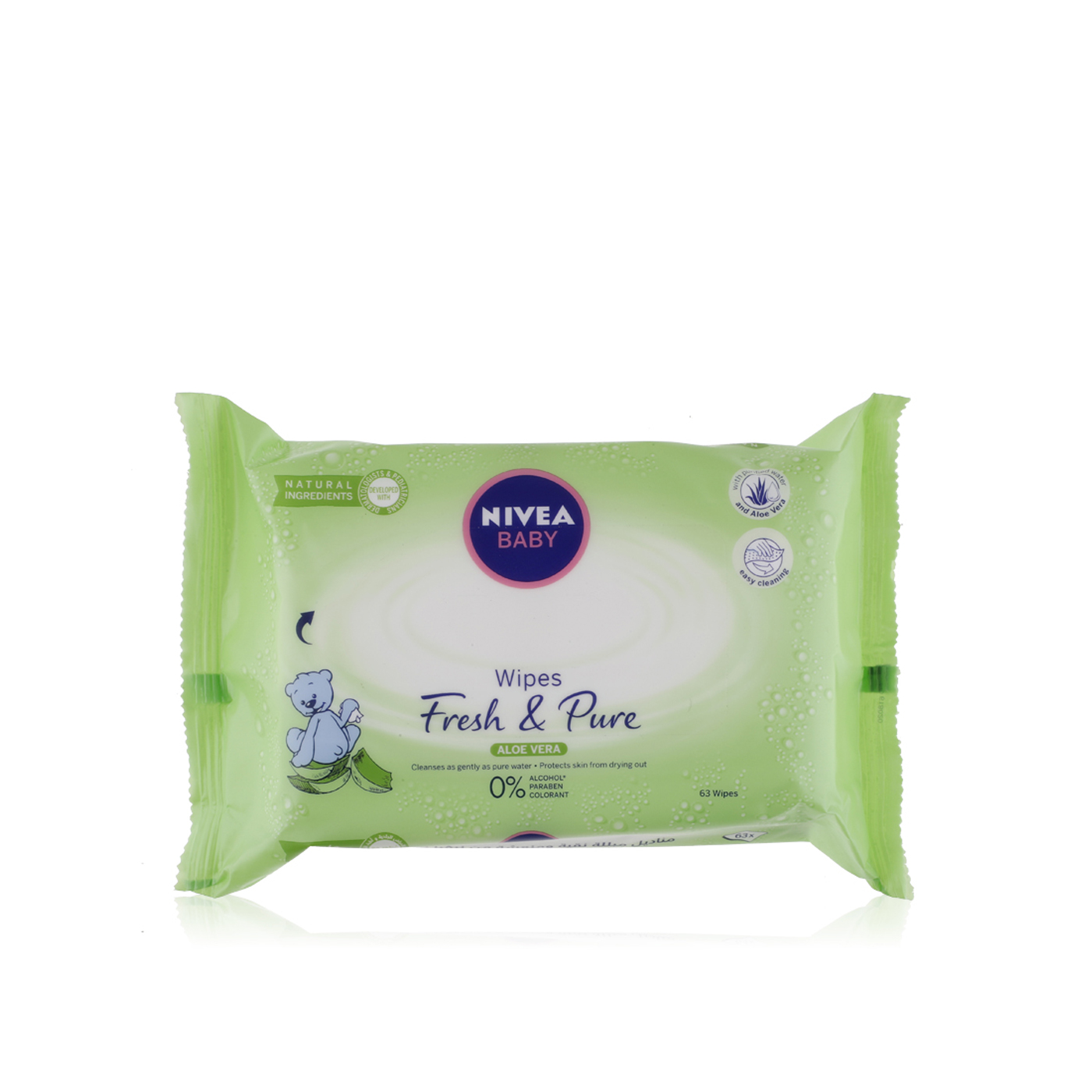 Nivea Fresh and Pure Baby Wipes x 63