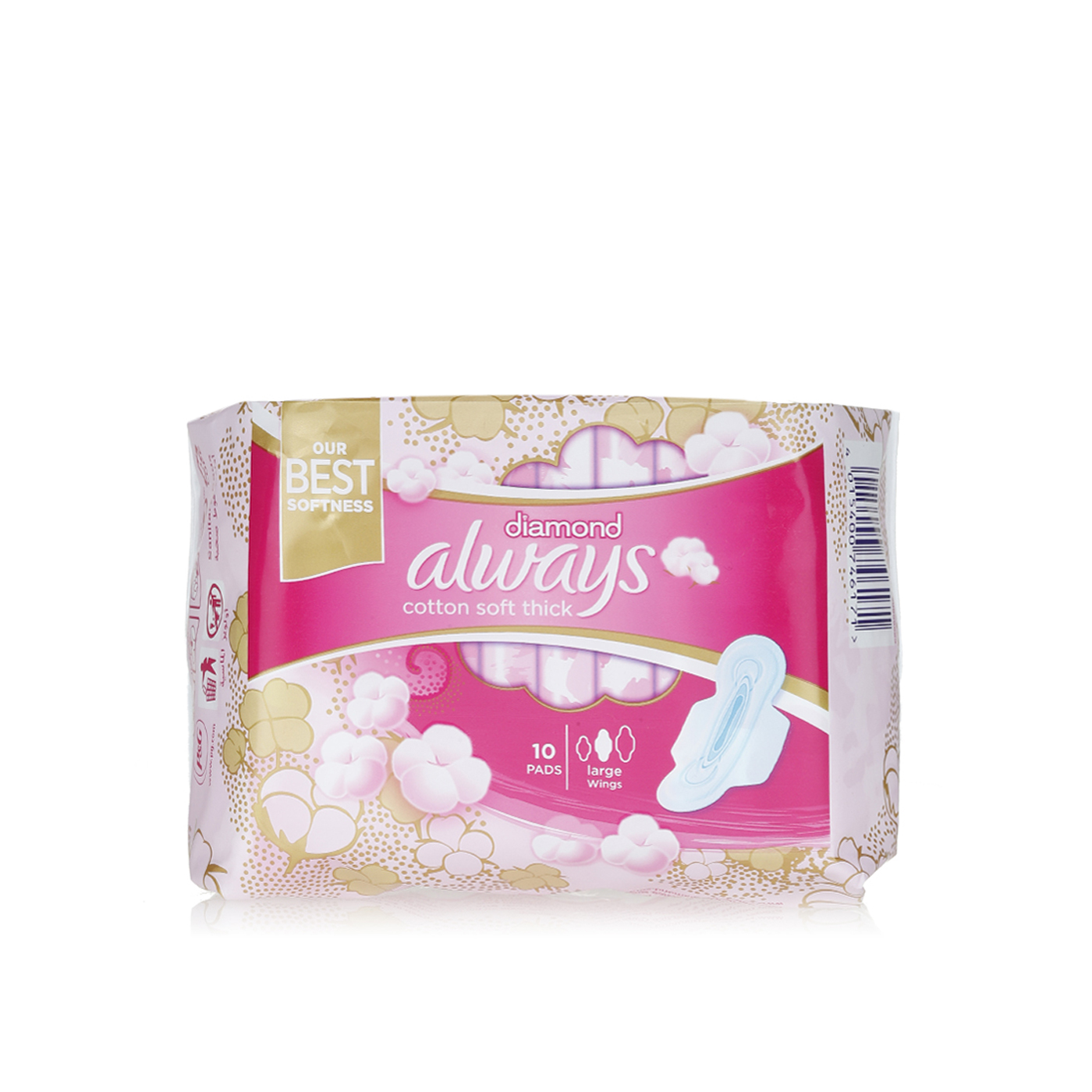 Always Feminine Large Total Protection Napkins x 10