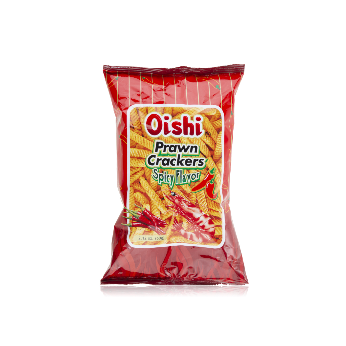 Oishi Spicy Prawn Crackers 60g