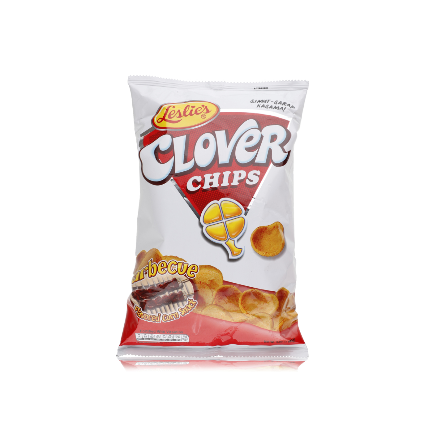 Leslie's Barbecue Flavoured Clover Chips 85g