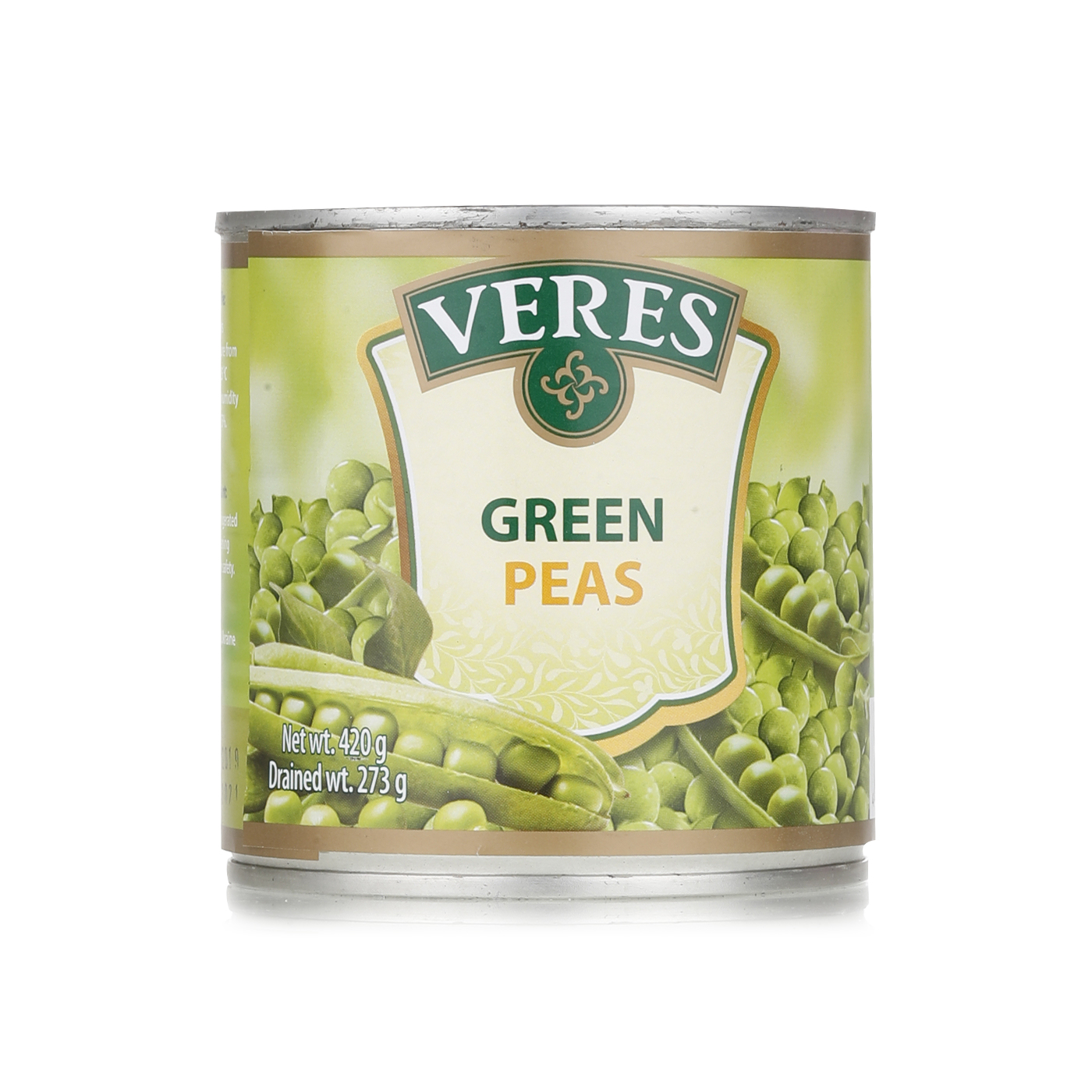 Veres Tinned Green Peas 420g