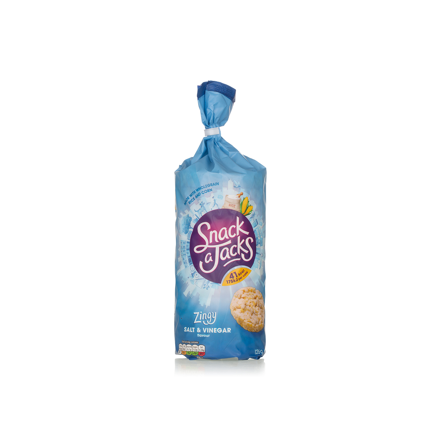 Snack a Jacks zingy salt & vinegar rice cakes 126g Spinneys UAE