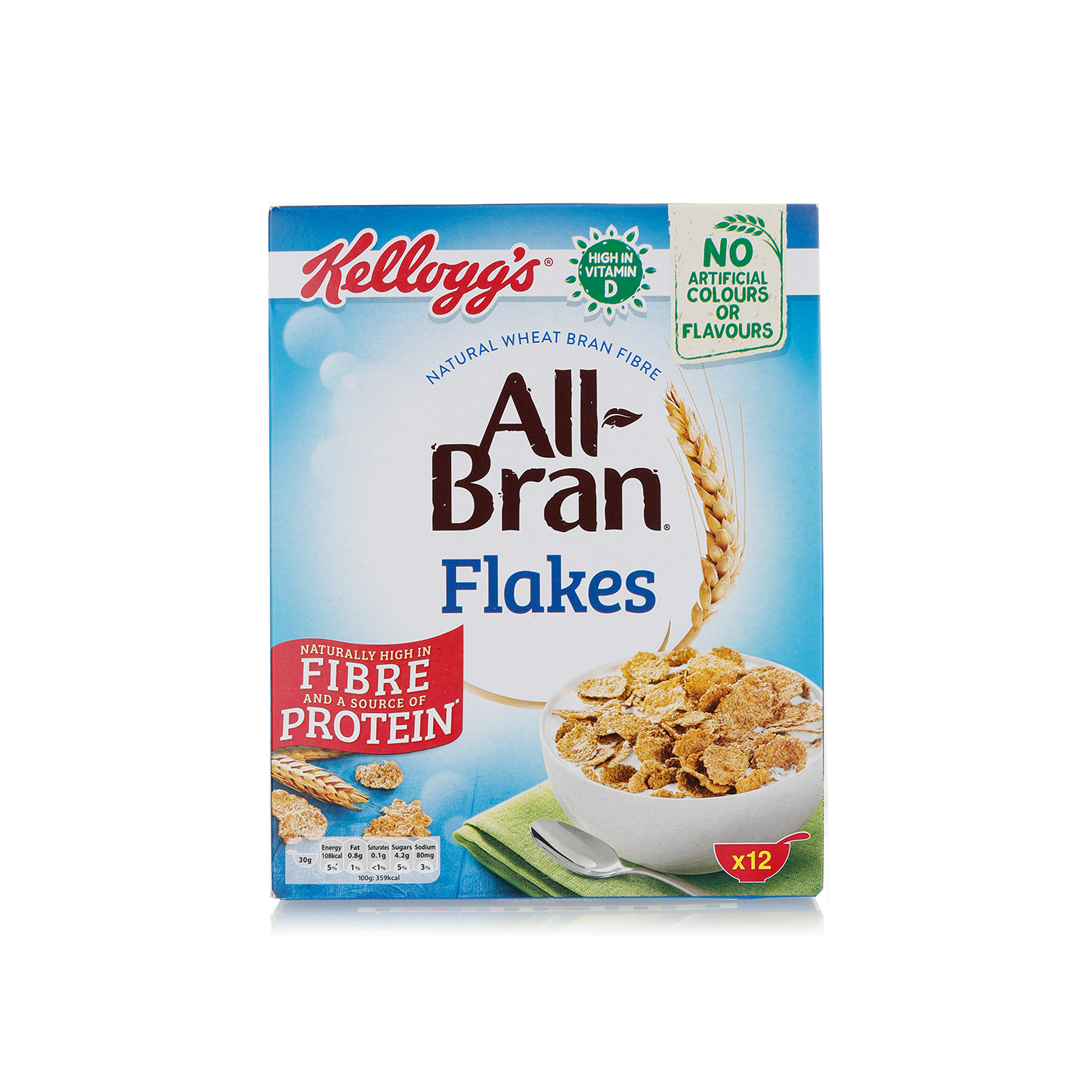 Kellogg's All-Bran flakes 375g - Spinneys UAE