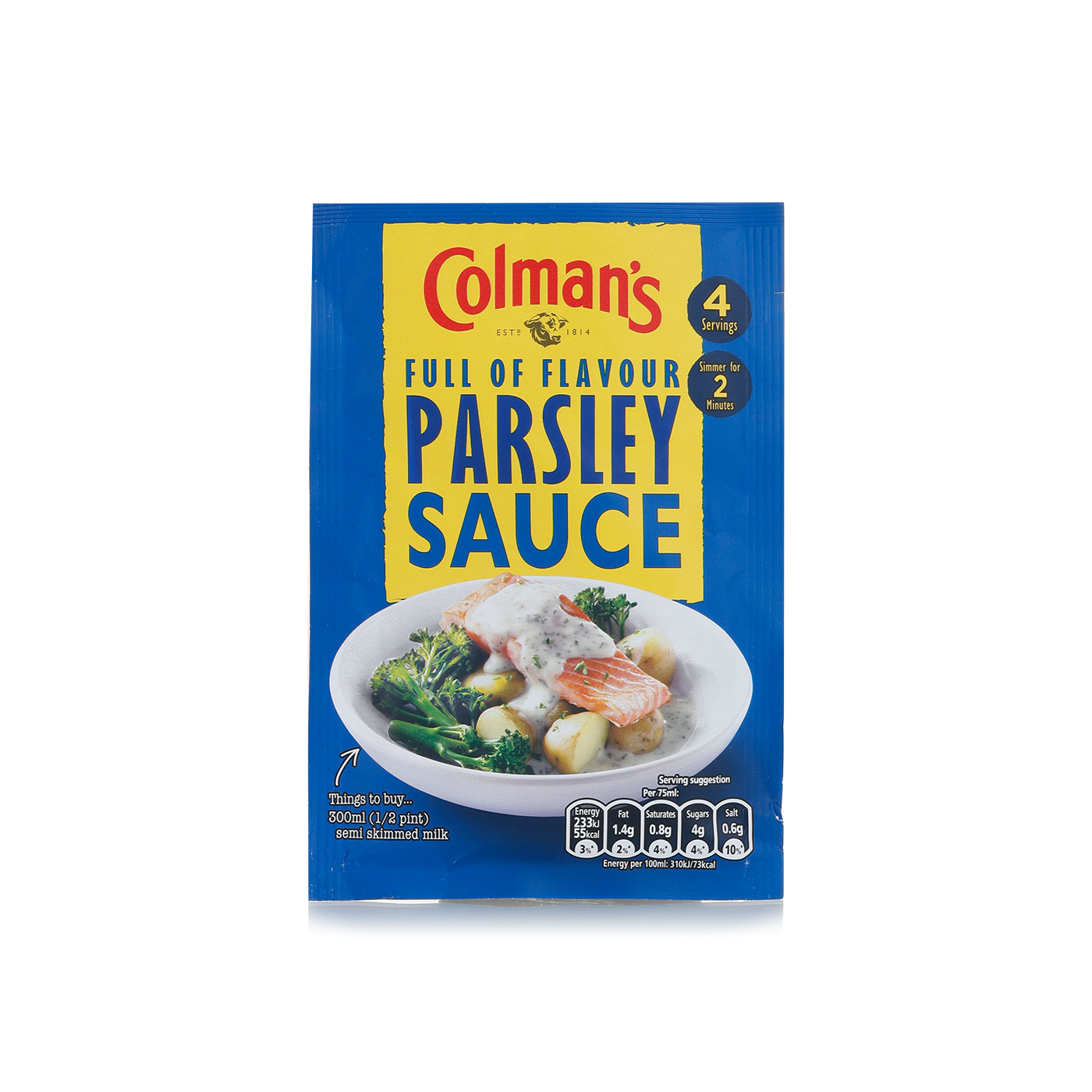 Colman's parsley sauce mix 20g Spinneys UAE