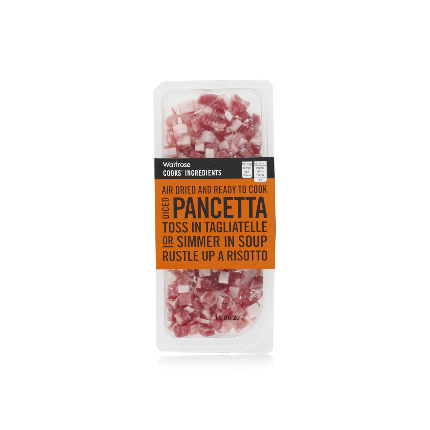 Waitrose Cooks' Ingredients Farm Assorted Cubetti Di Pancetta 154g