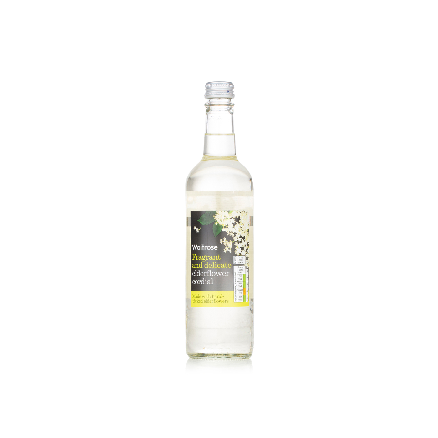 Waitrose Elderflower Cordial 500ml