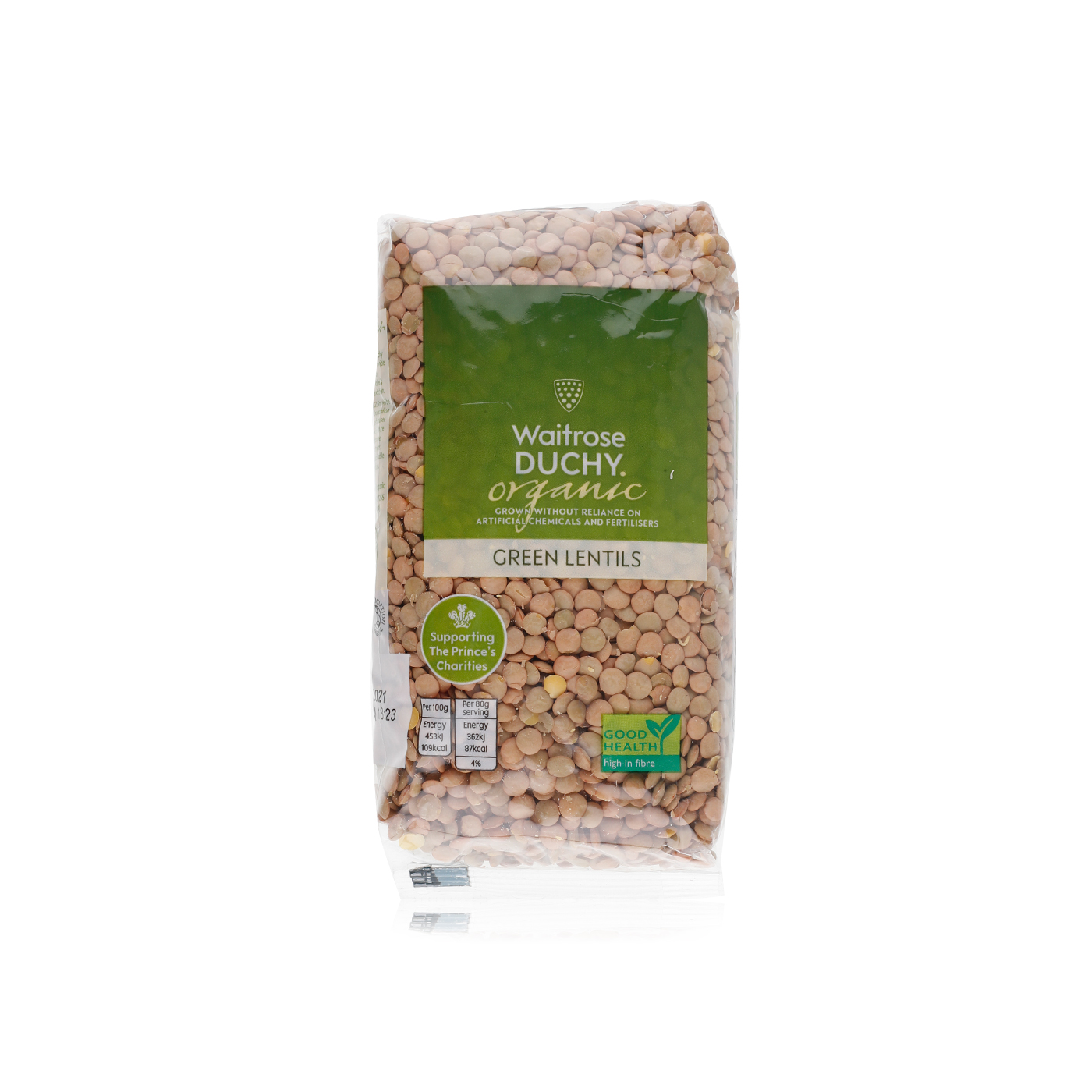 Waitrose Duchy Organic Green Lentils 500g