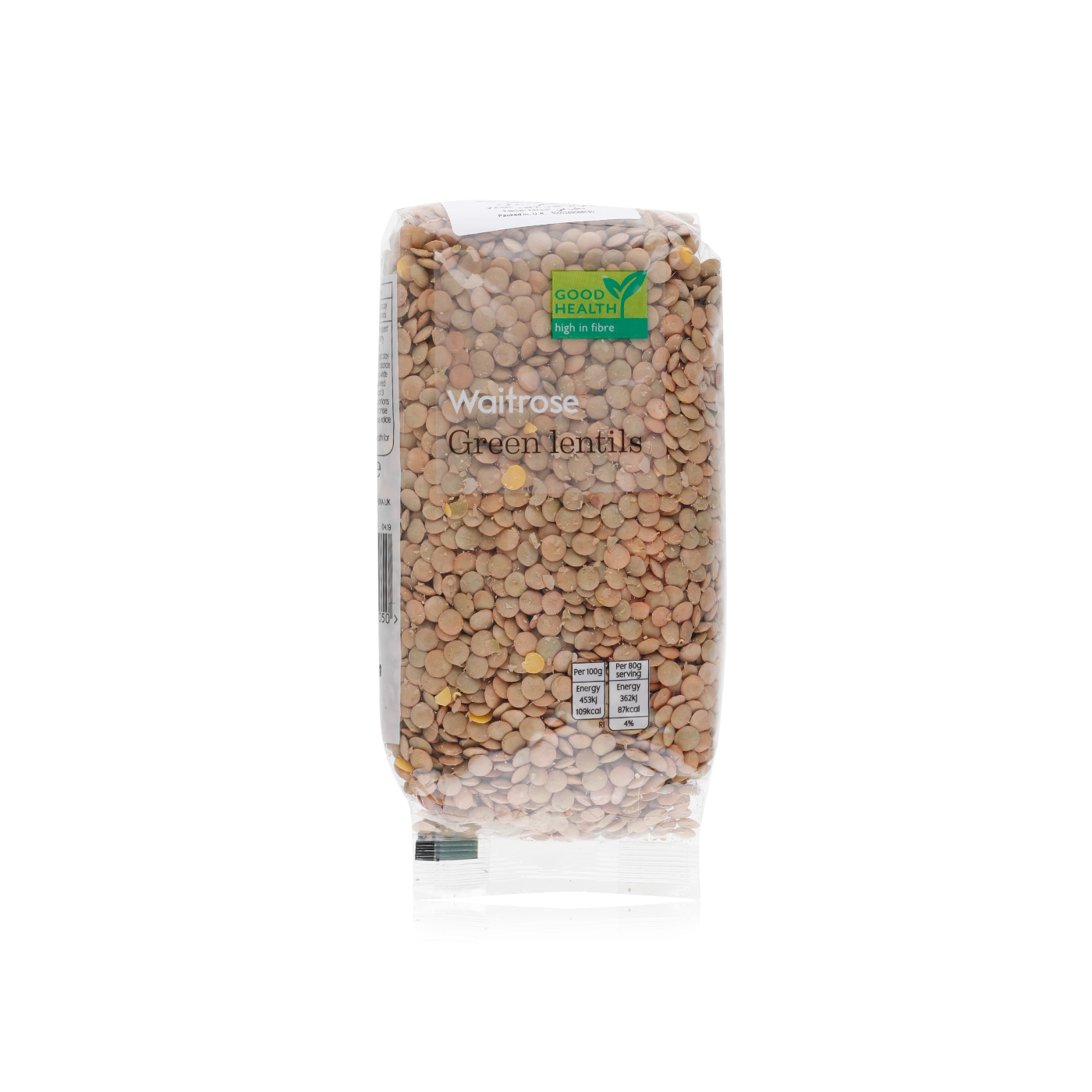 Waitrose Green Lentils 500g