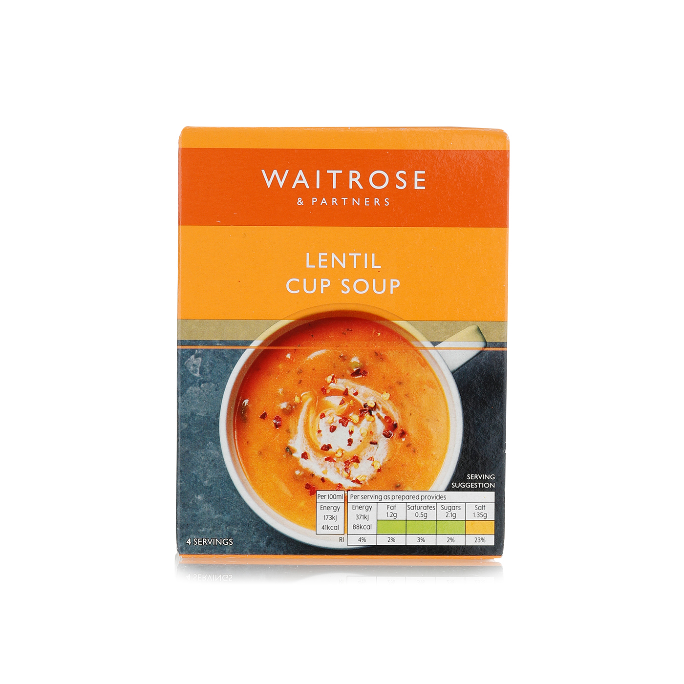 Waitrose Spicy Lentil Cup Soup 96g