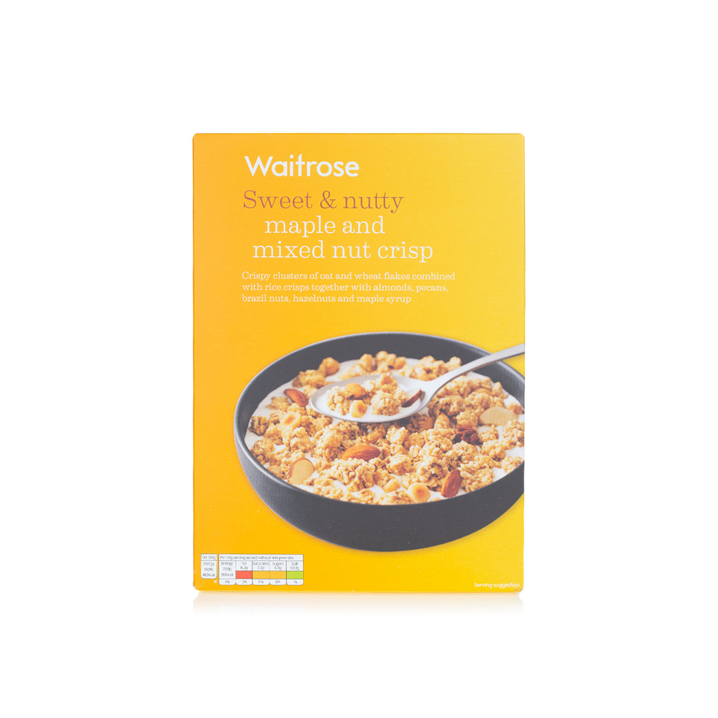 Waitrose Maple & Mixed Nut Crisp 500g