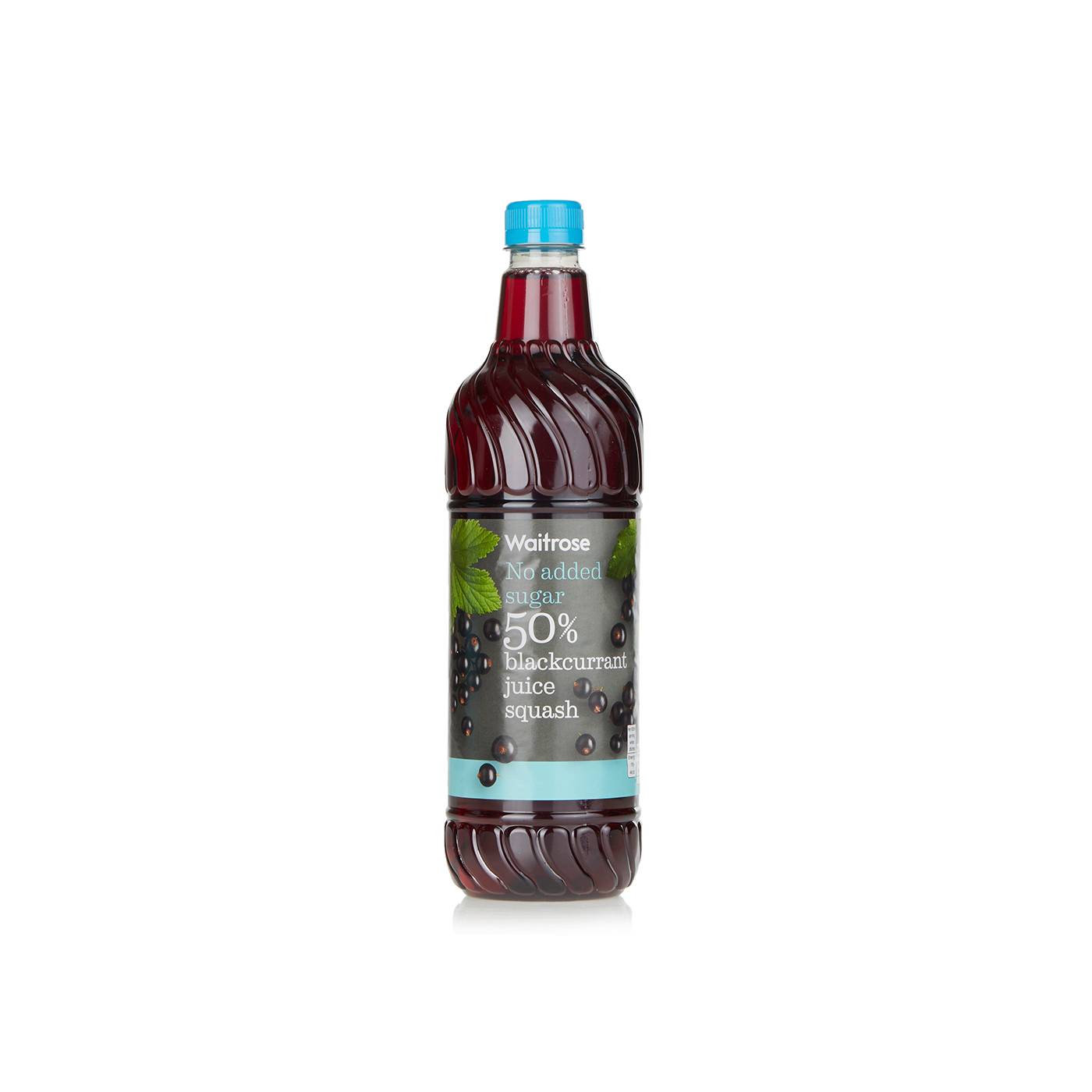 Waitrose 50% Blackcurrant Juice Squash No Added Sugar 1 litre