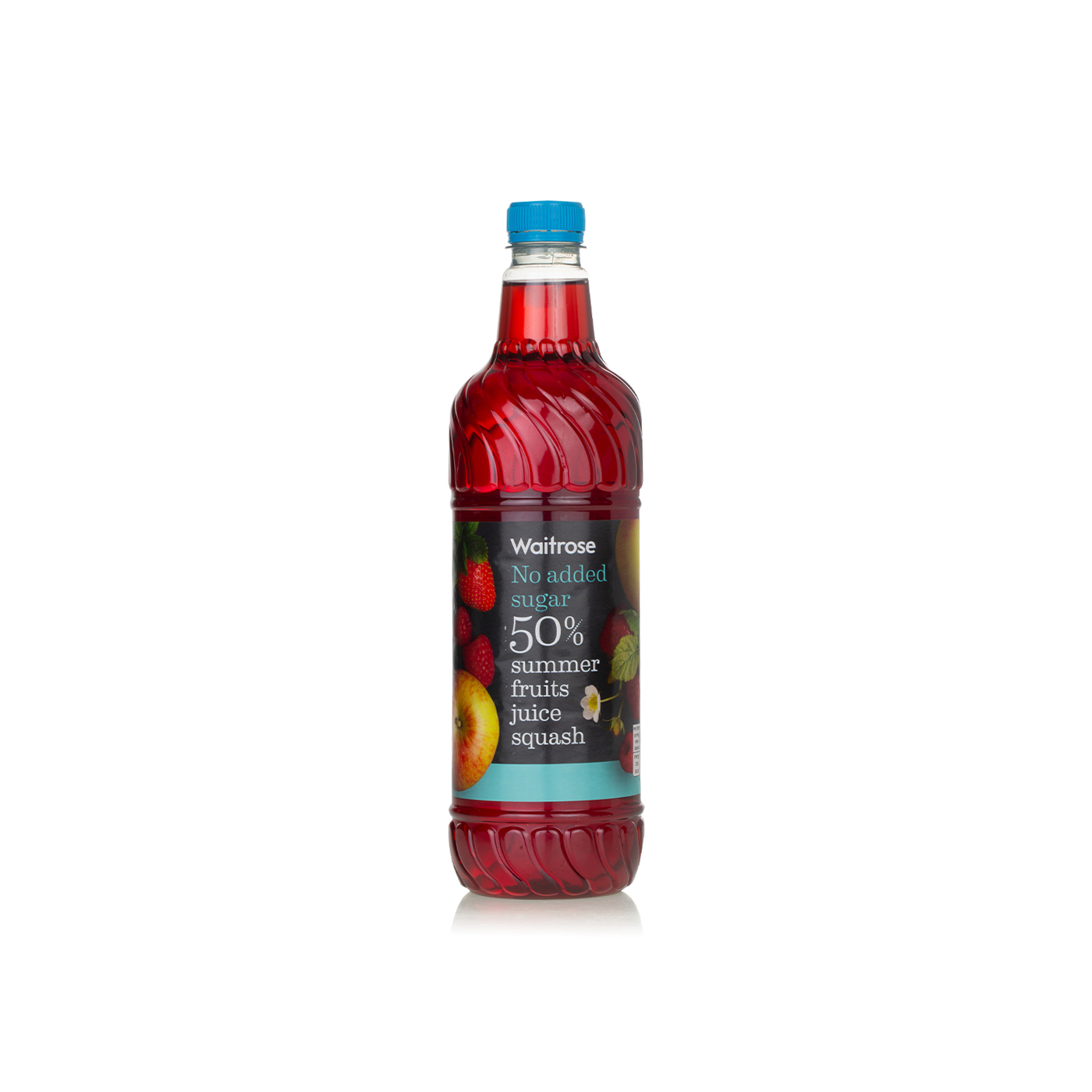 Waitrose 50% juice summer fruits squash no added sugar 1ltr - Spinneys UAE