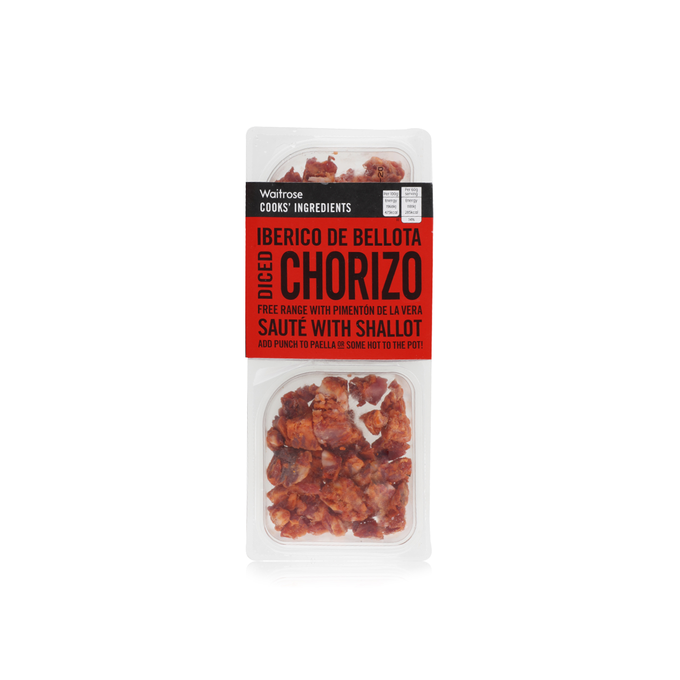 Waitrose Cooks' Ingredients Diced Chorizo 120g