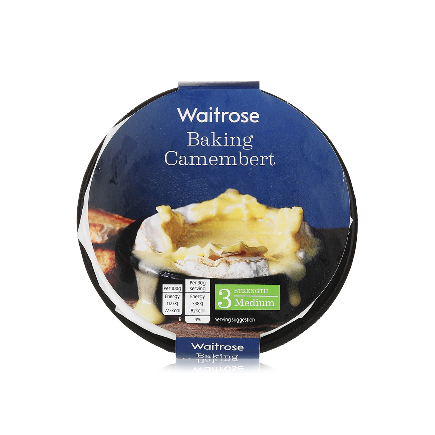 Waitrose Medium Strength Baking Camembert 250g