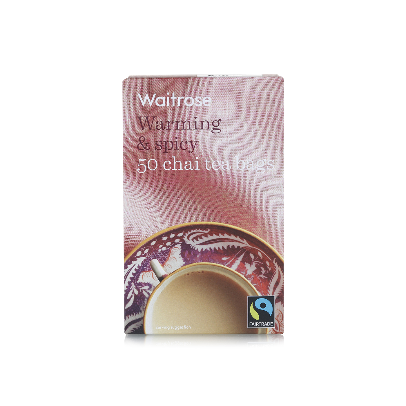 Waitrose Warming and Spicy Chai Tea Bags 50's 125g