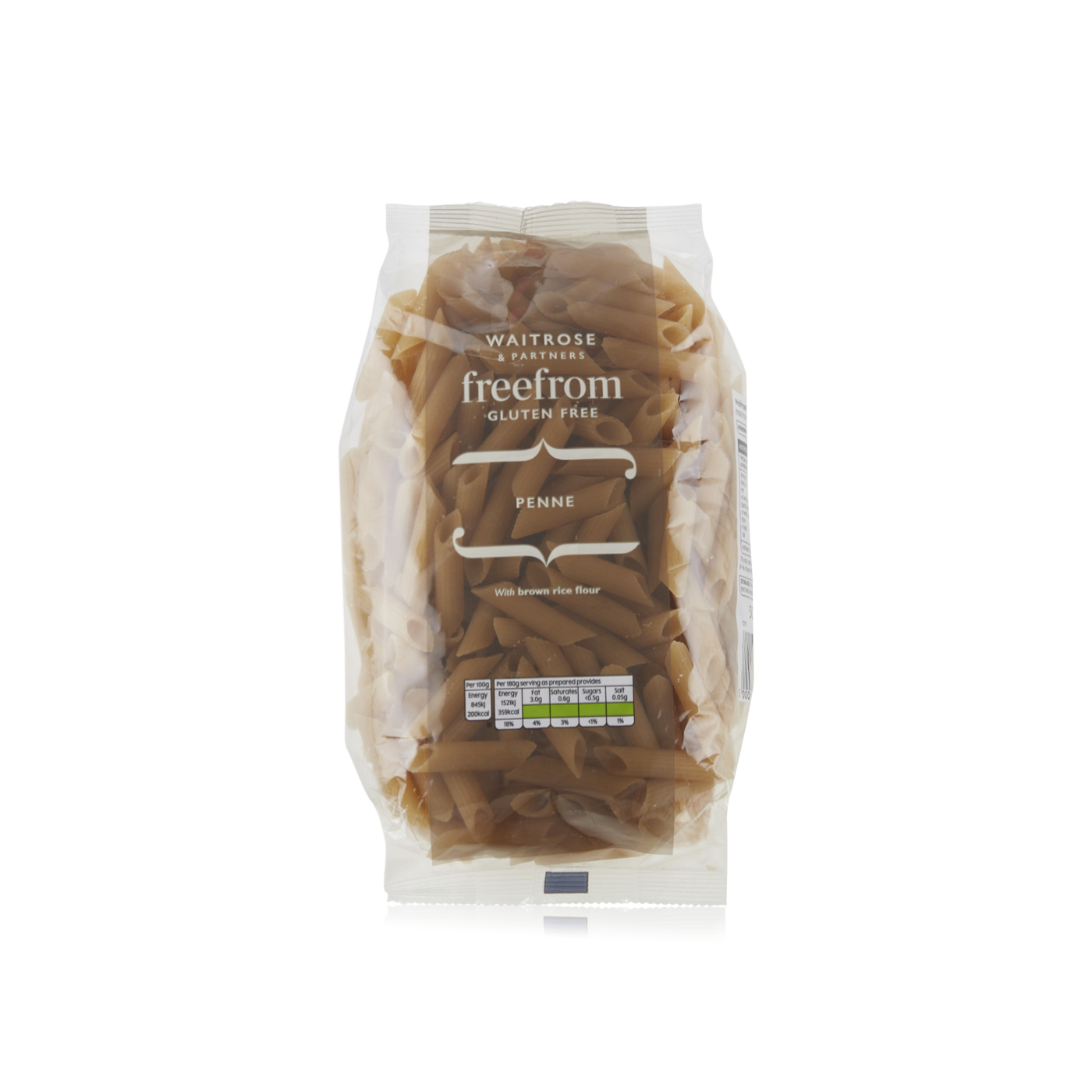 Waitrose Love Life Brown Rice Penne 500g