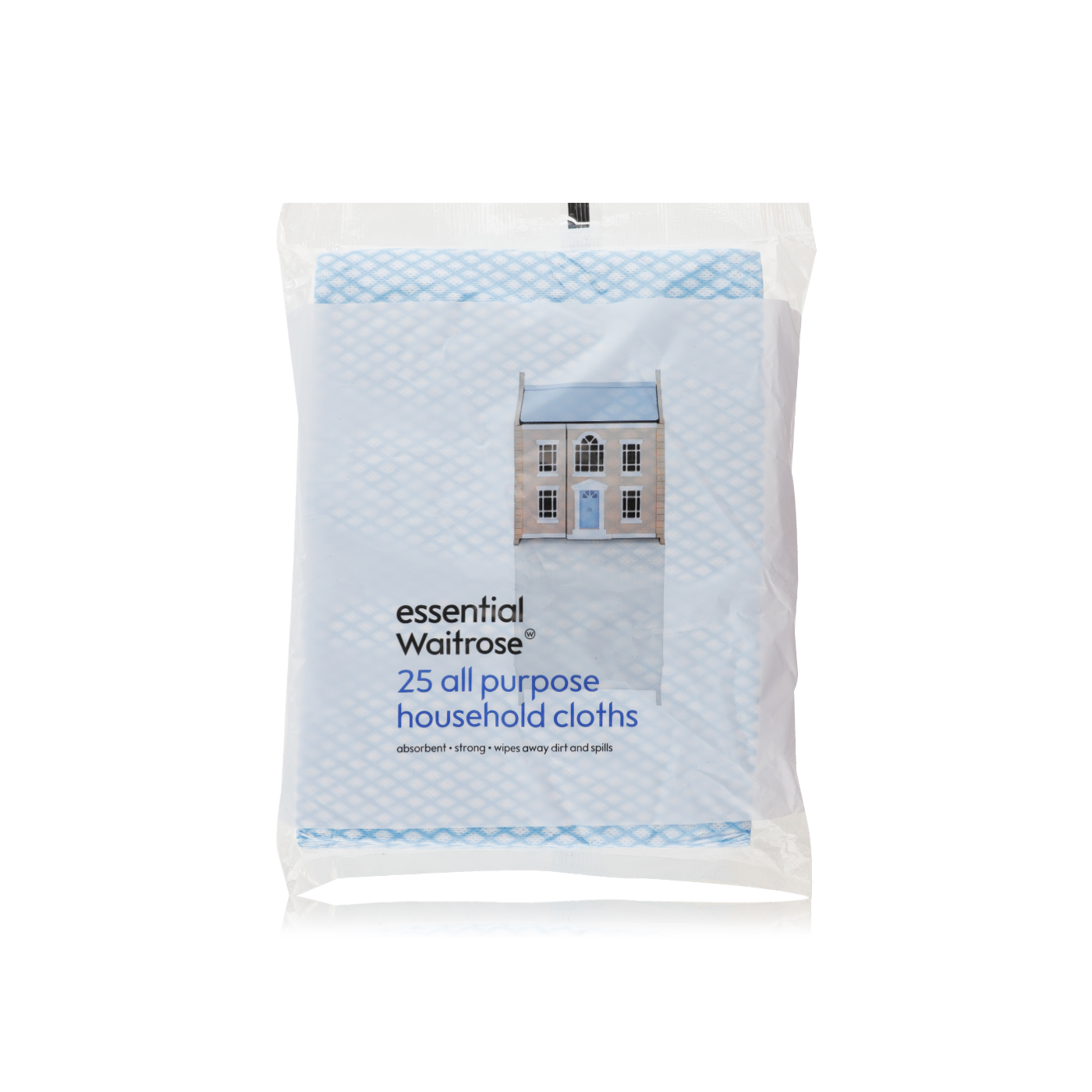 Waitrose Essential All Purpose Household Cloths x 25