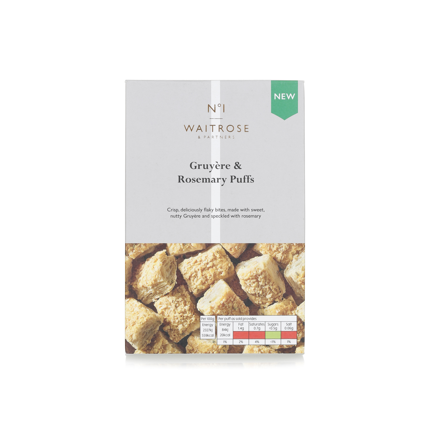 Waitrose Gruyere and Rosemary Puffs 75g