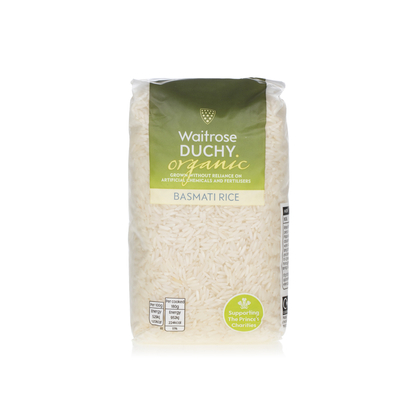 Waitrose Organic Basmati Rice 500g Spinneys UAE