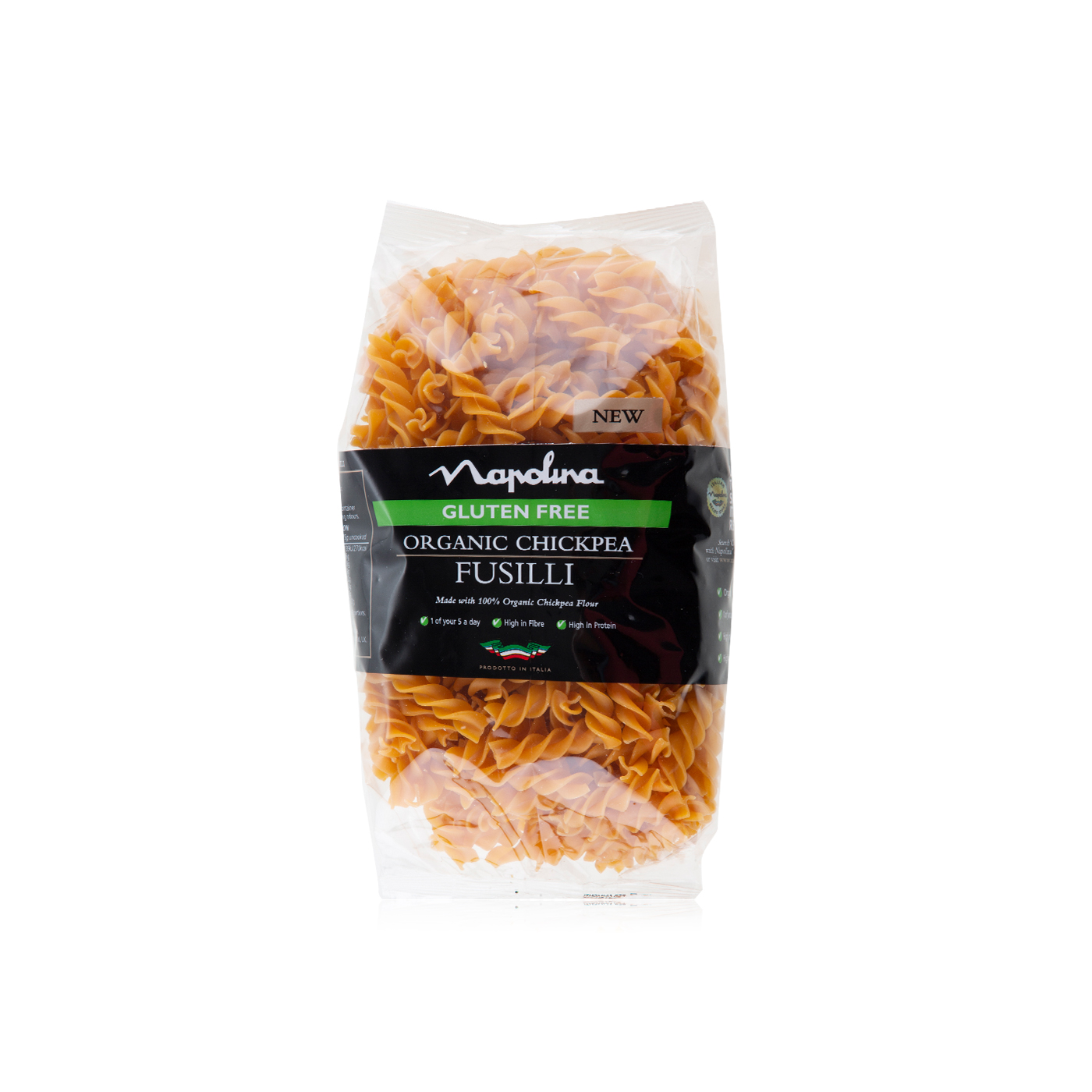 Napolina Organic Chickpea Fusilli 250g