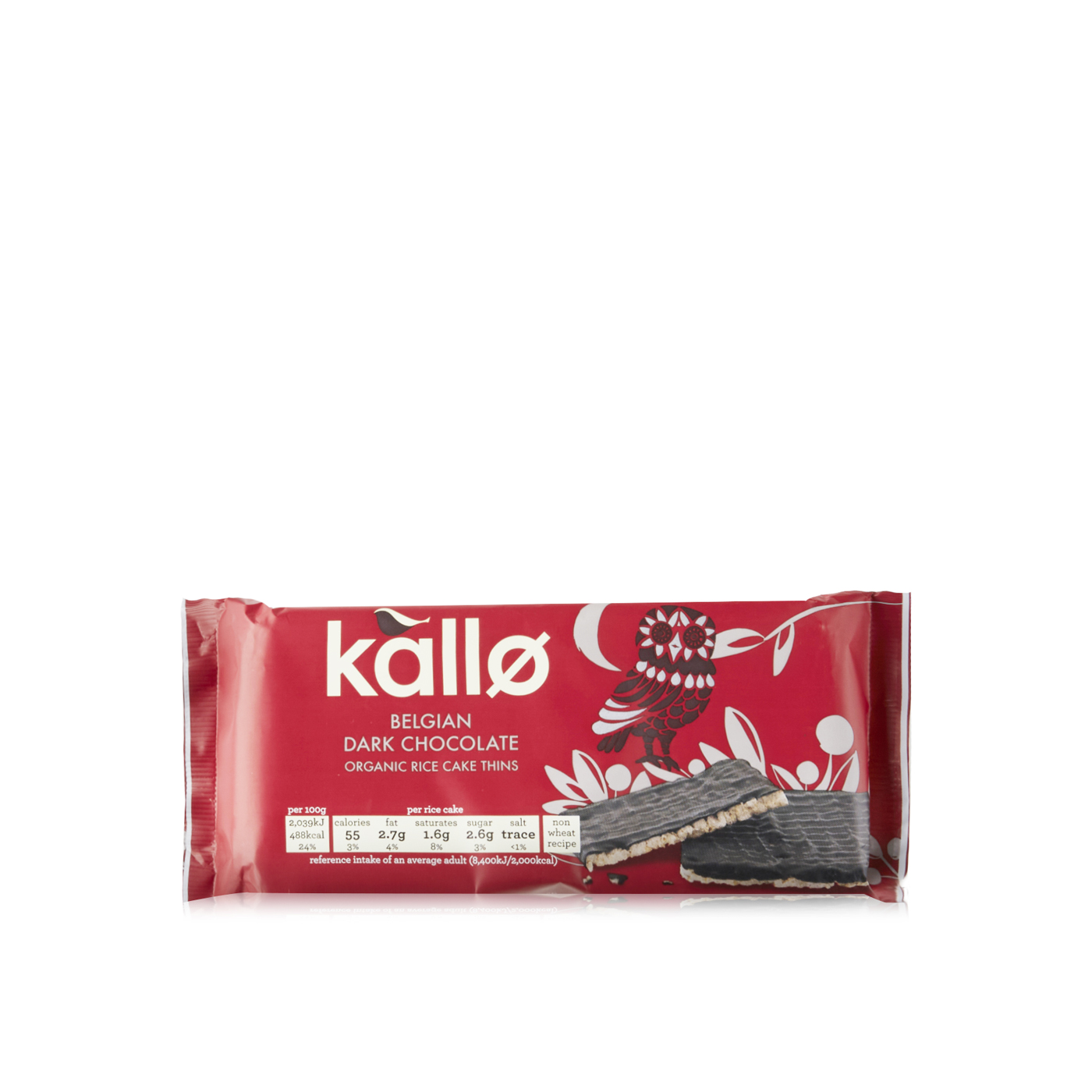 Kallo dark chocolate rice cake thins 90g Spinneys UAE