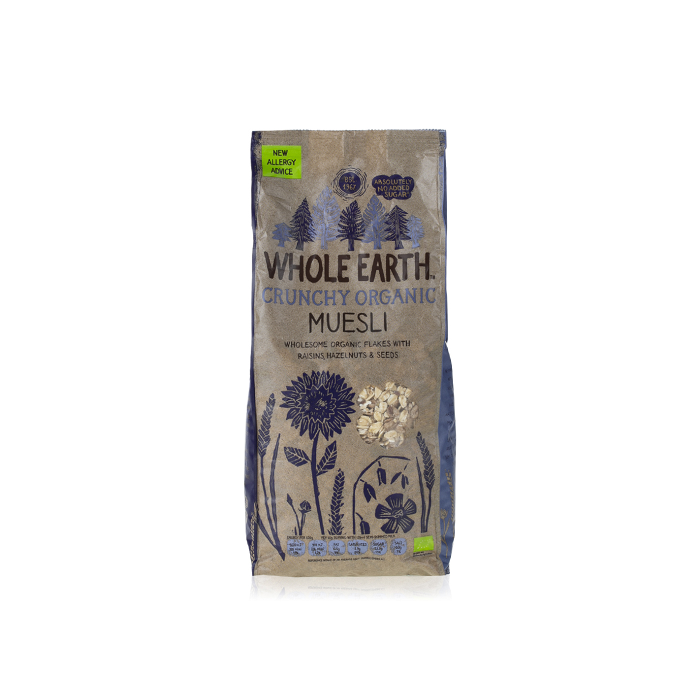 Whole Earth Crunchy Organic Muesli 750g