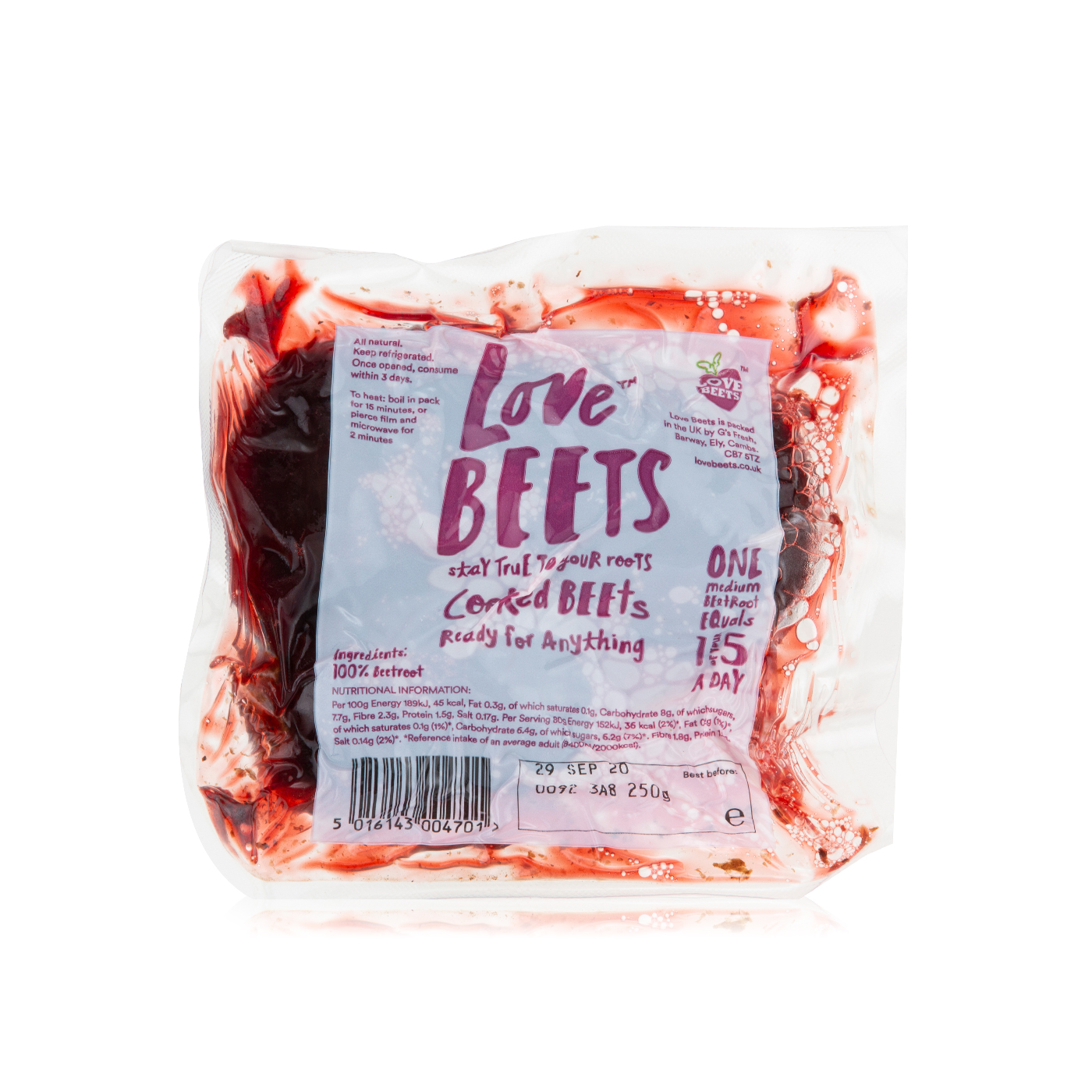 Beetroot Vacuum Pack 250g