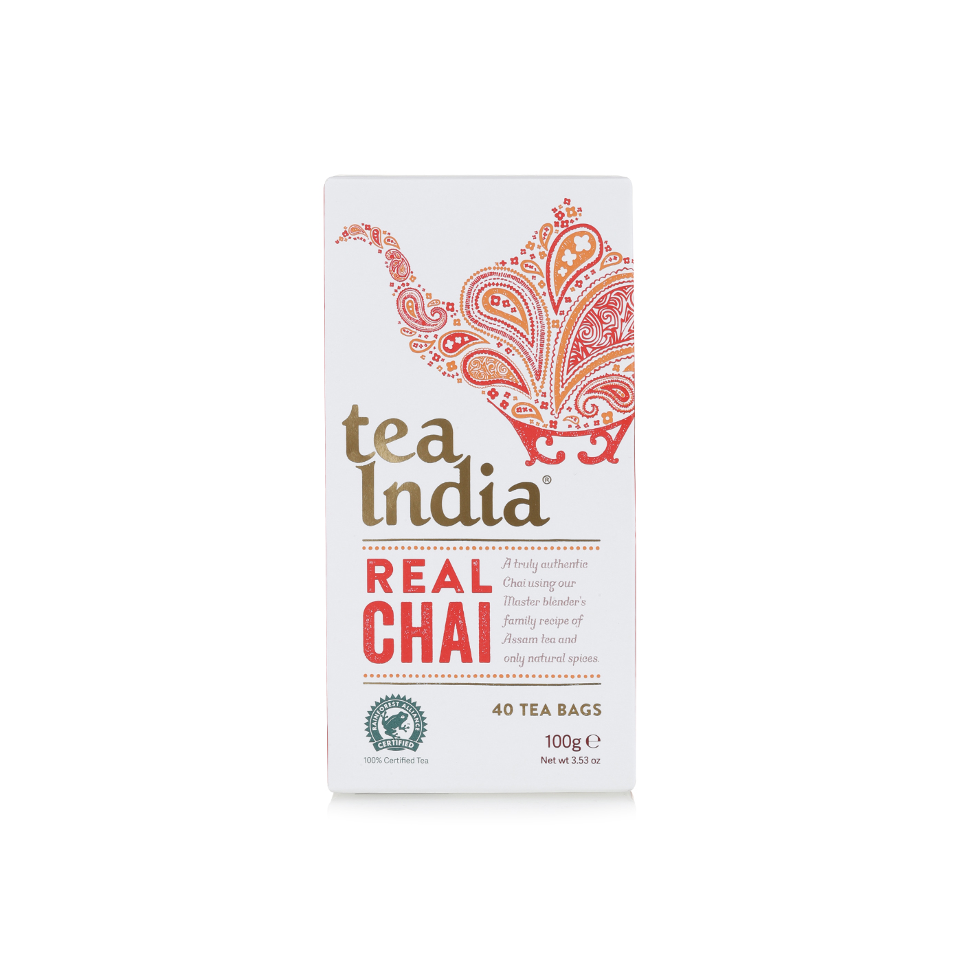 Tea India masala chai 40s 100g Spinneys UAE