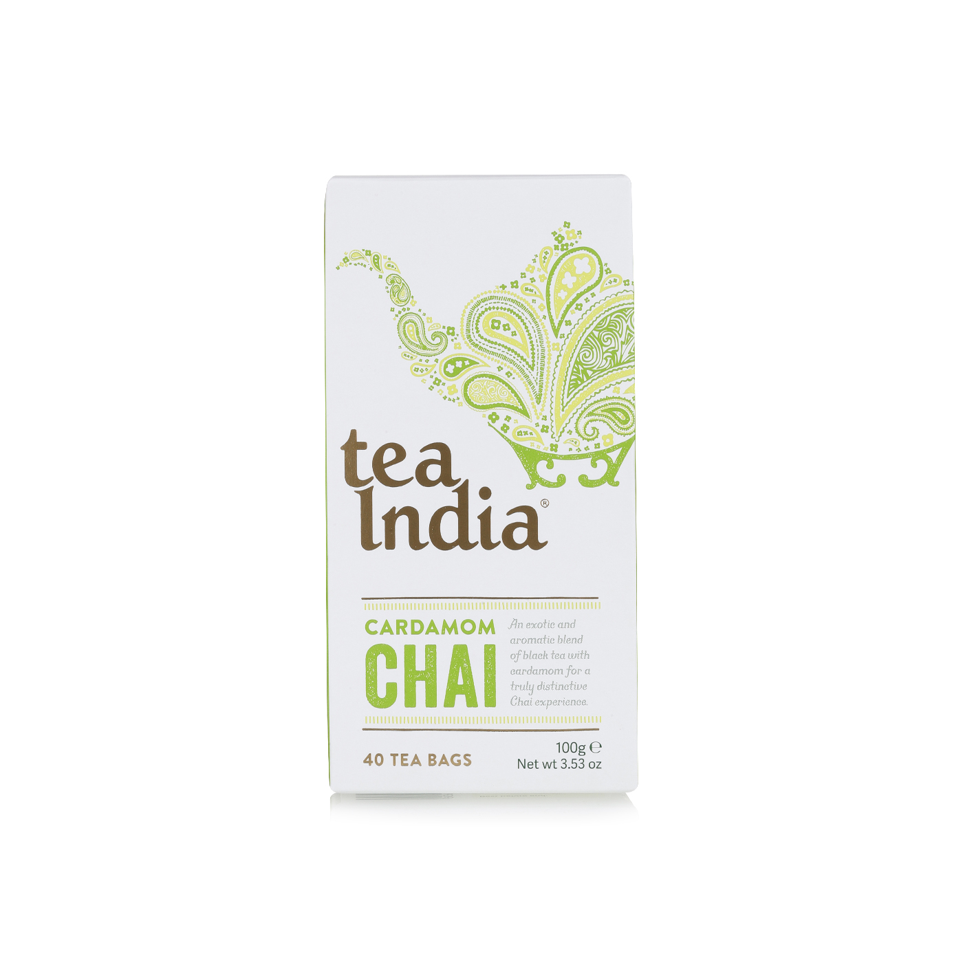 Tea India Cardamom Chai 40s 100g
