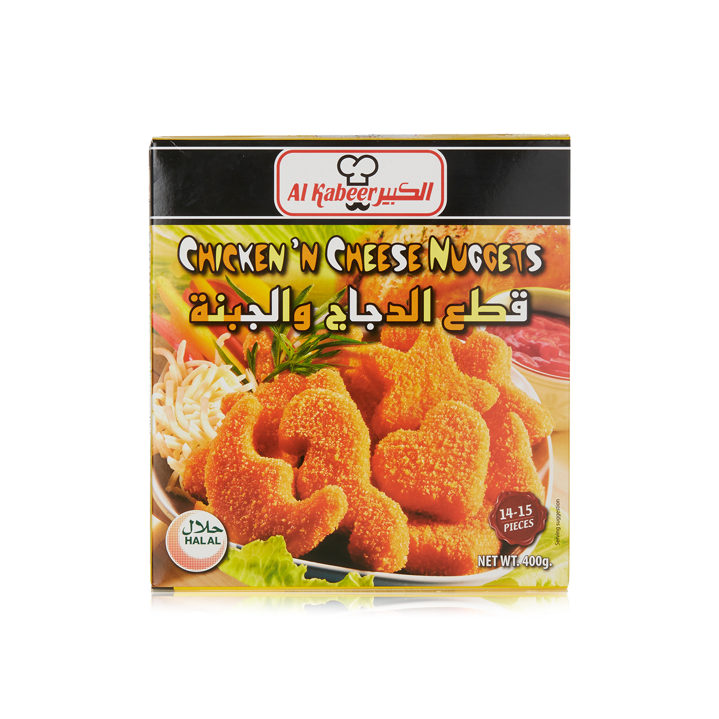 Al Kabeer Frozen Chicken And Cheese Nuggets 400G