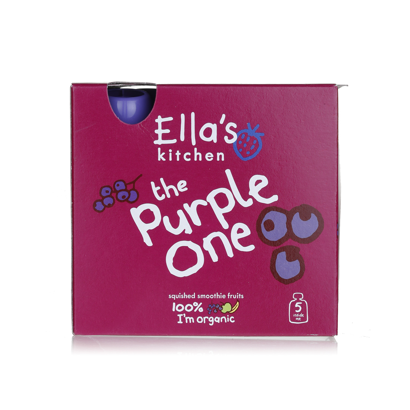 Ella's Kitchen Organic the Purple One Fruit Smoothie 6+ Months 450g