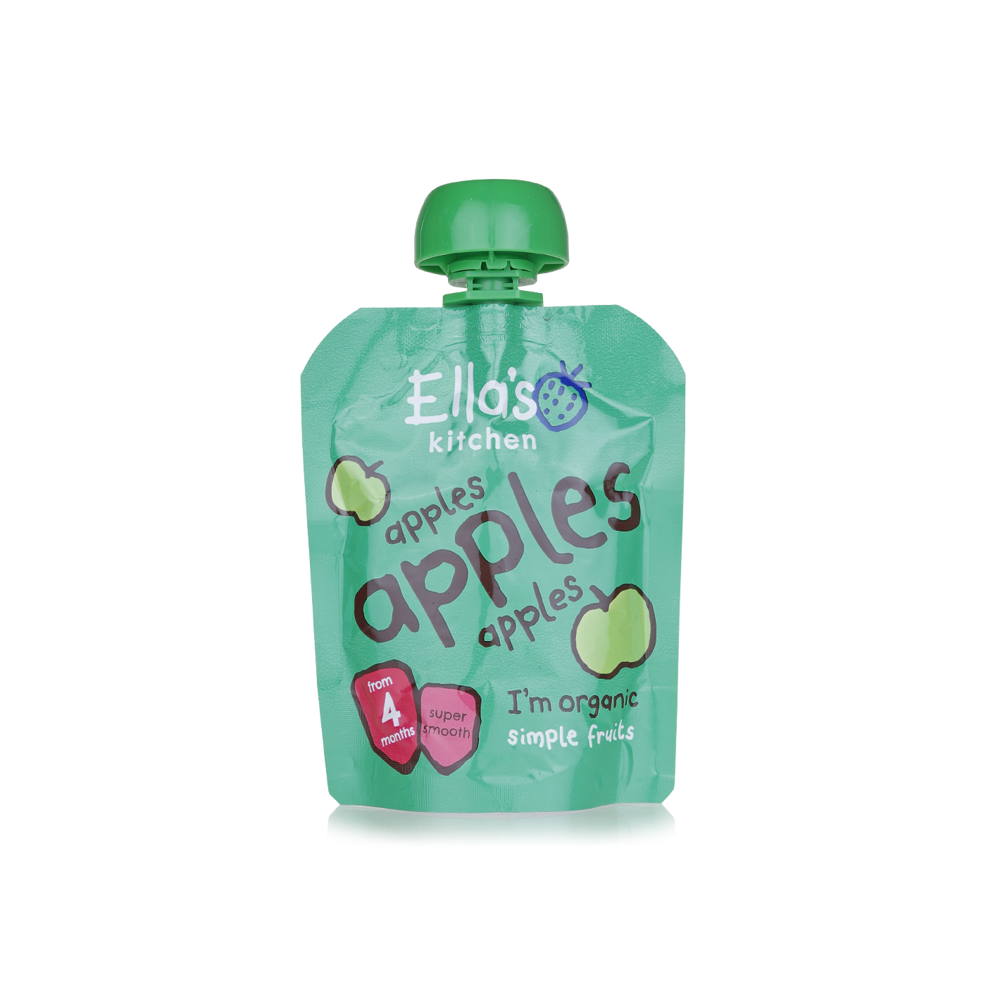 Ella's Kitchen Organic Smooth Apple Puree 4+ Months 70g