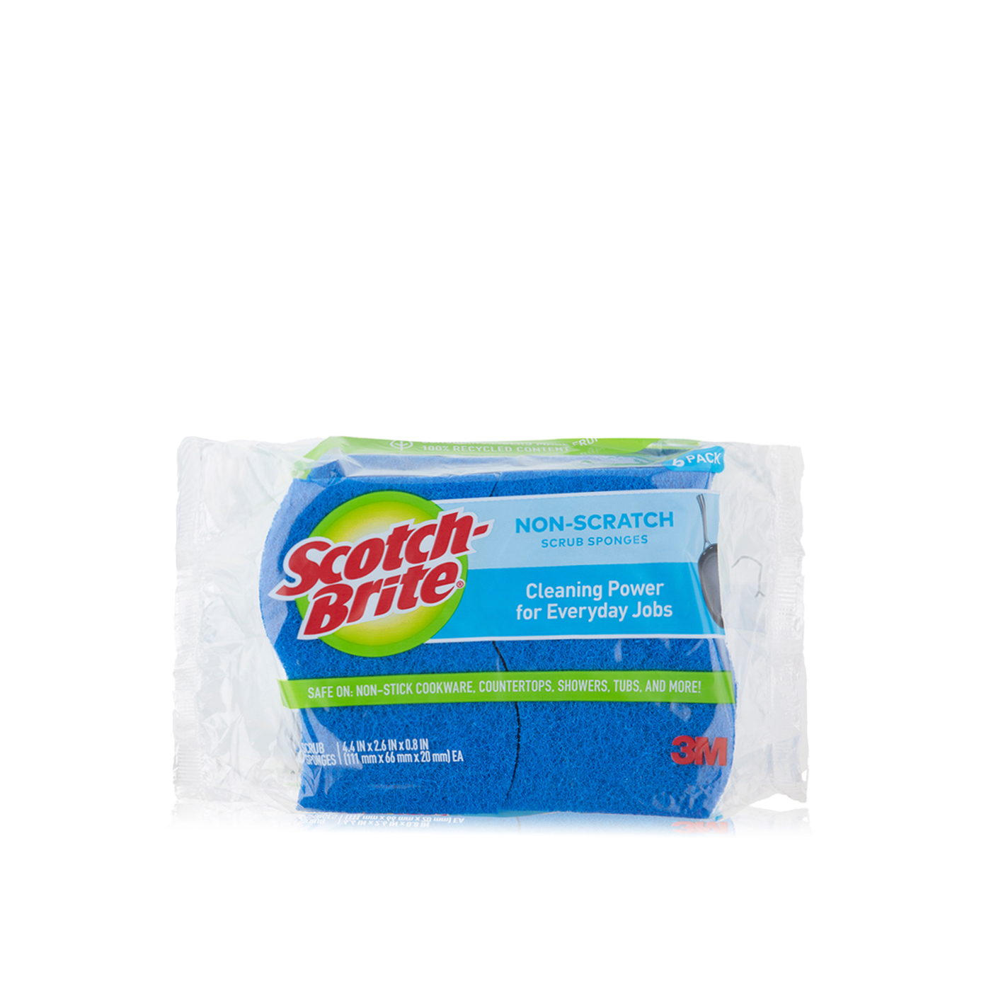 Scotch Brite Non Scratch Scrub x 6